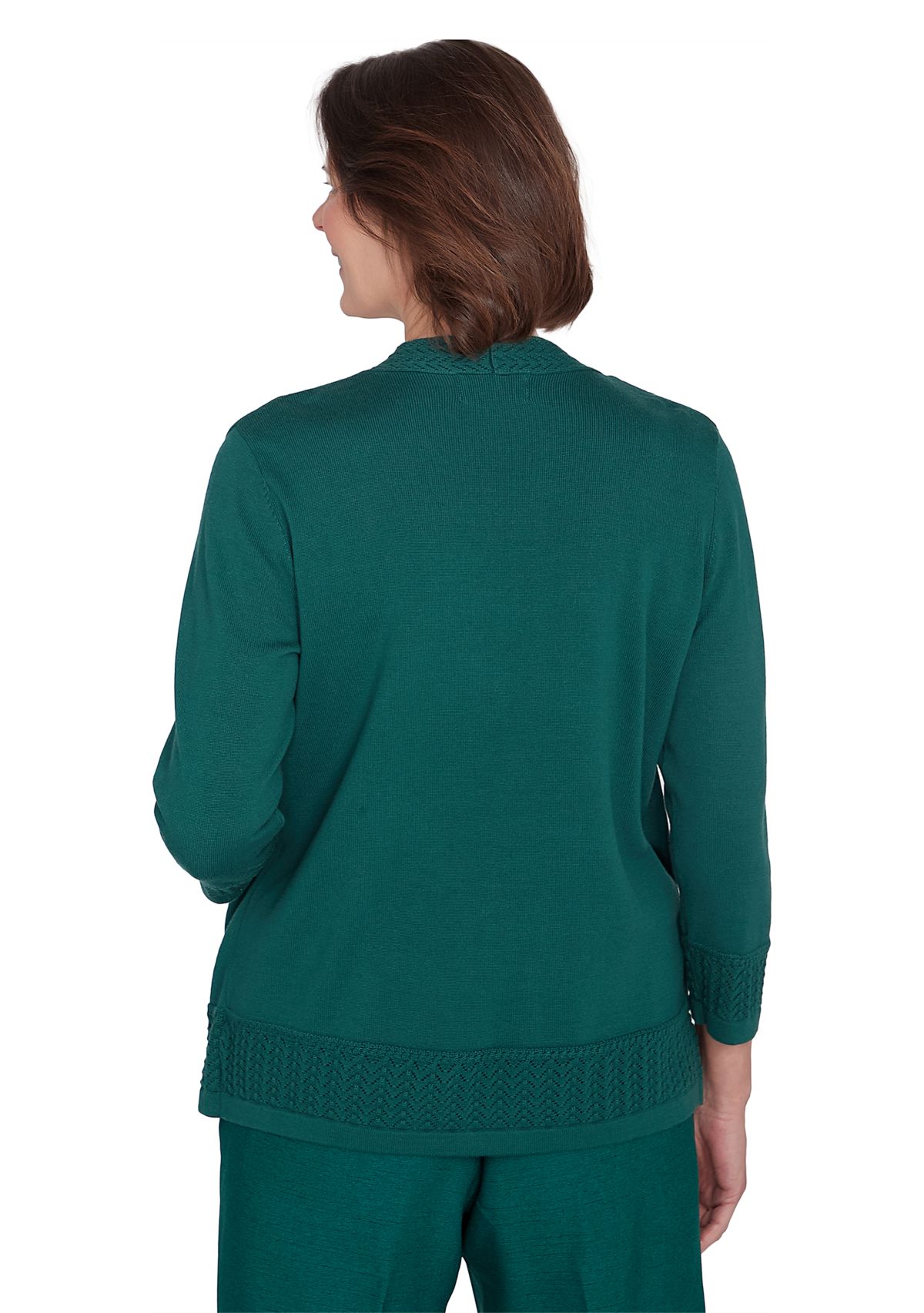 Petite Biadere Textured Inner 2Fer Sweater