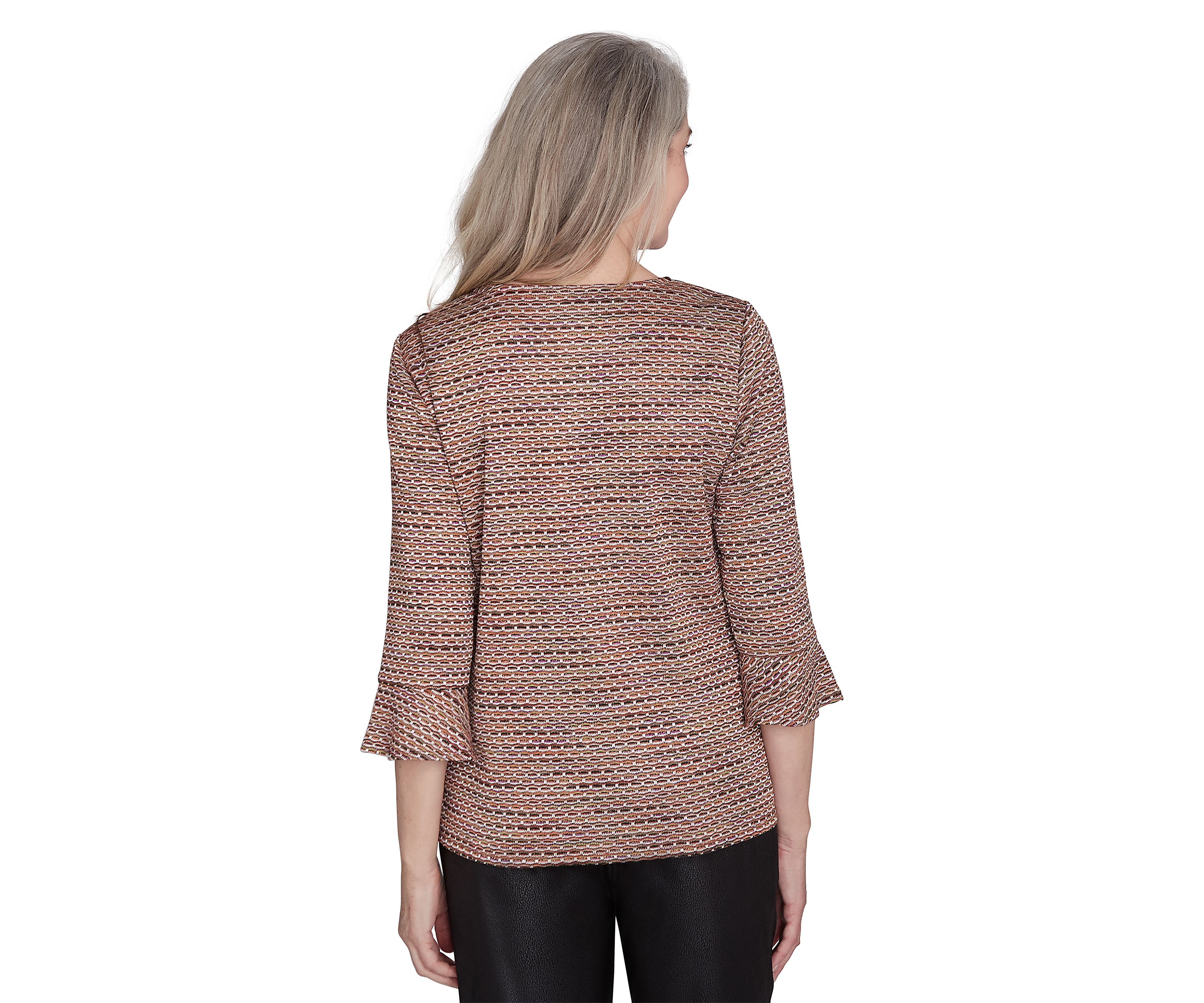 Womens Rue Rivoli Texture Space Dye Top