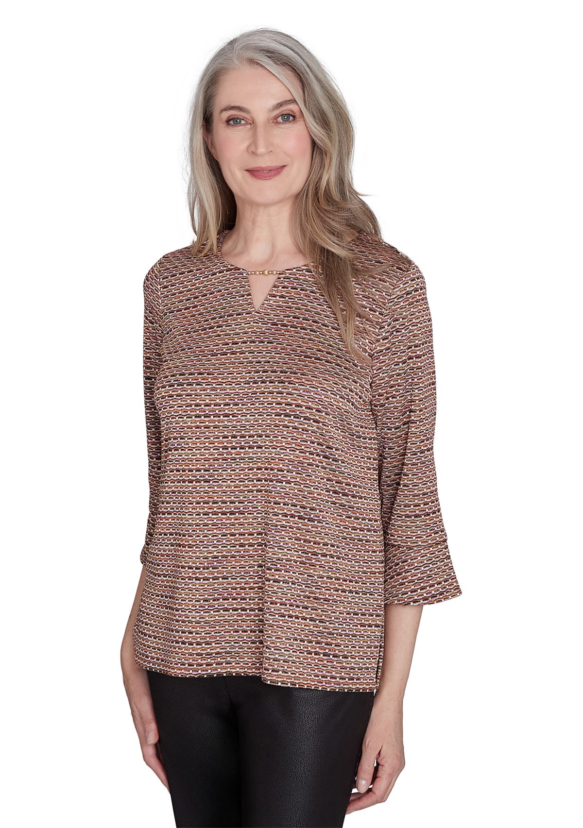 Womens Rue Rivoli Texture Space Dye Top