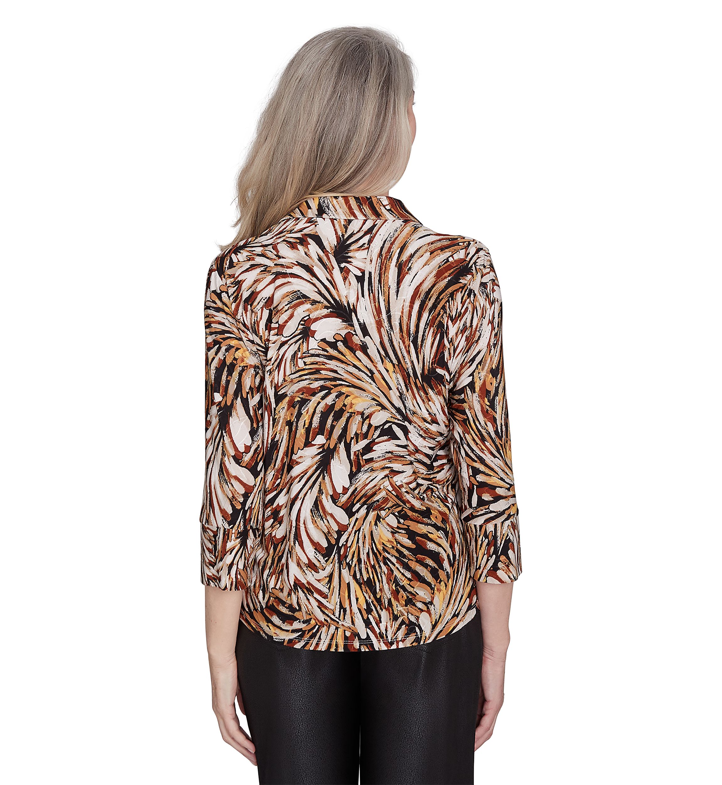 Womens Rue Rivoli Brushstroke Texture Top