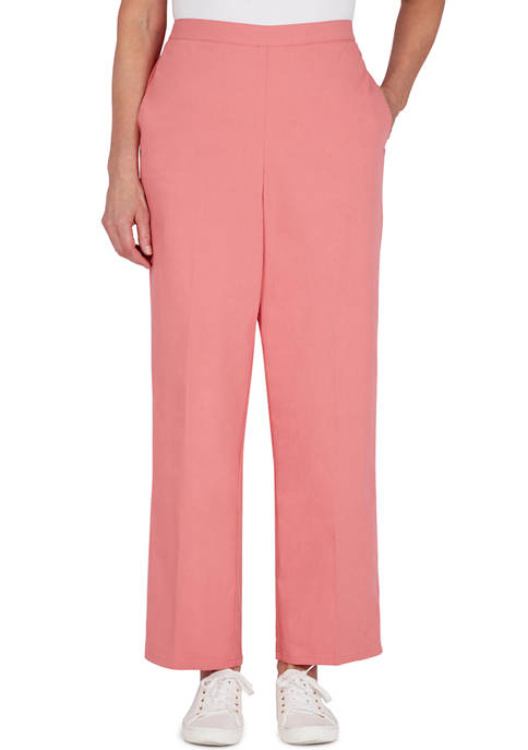 Alfred Dunner Womens Denim Proportioned Pants
