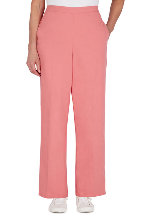 Alfred Dunner Womens Colored Denim Pants