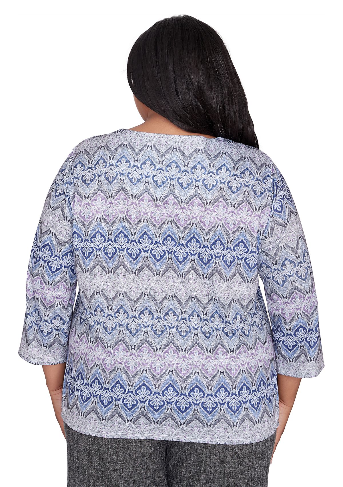 Plus Size Worth Avenue Lace Biadere Top