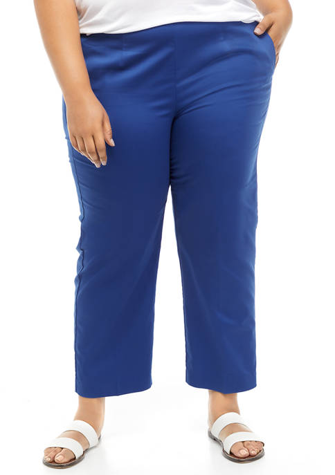 Alfred Dunner Plus Size Sateen Pants