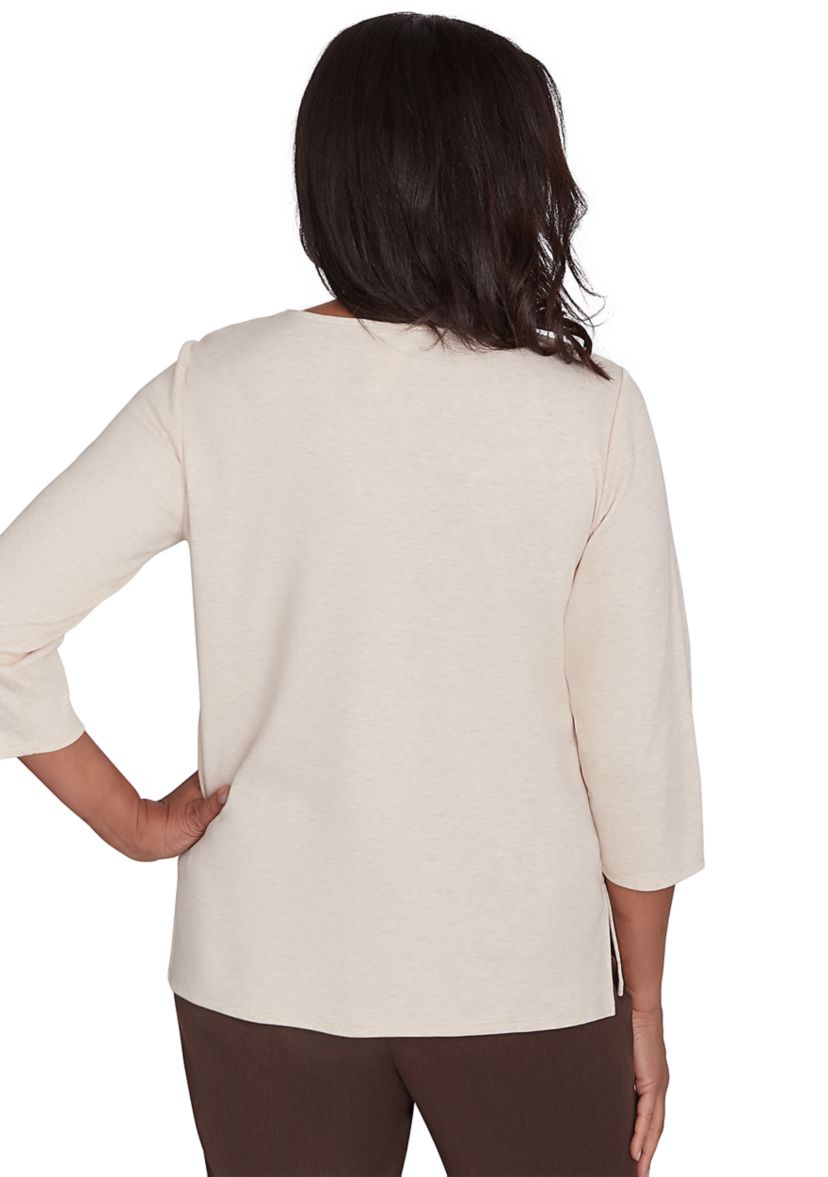 Petite Wine Country Abstract Heat Set Top