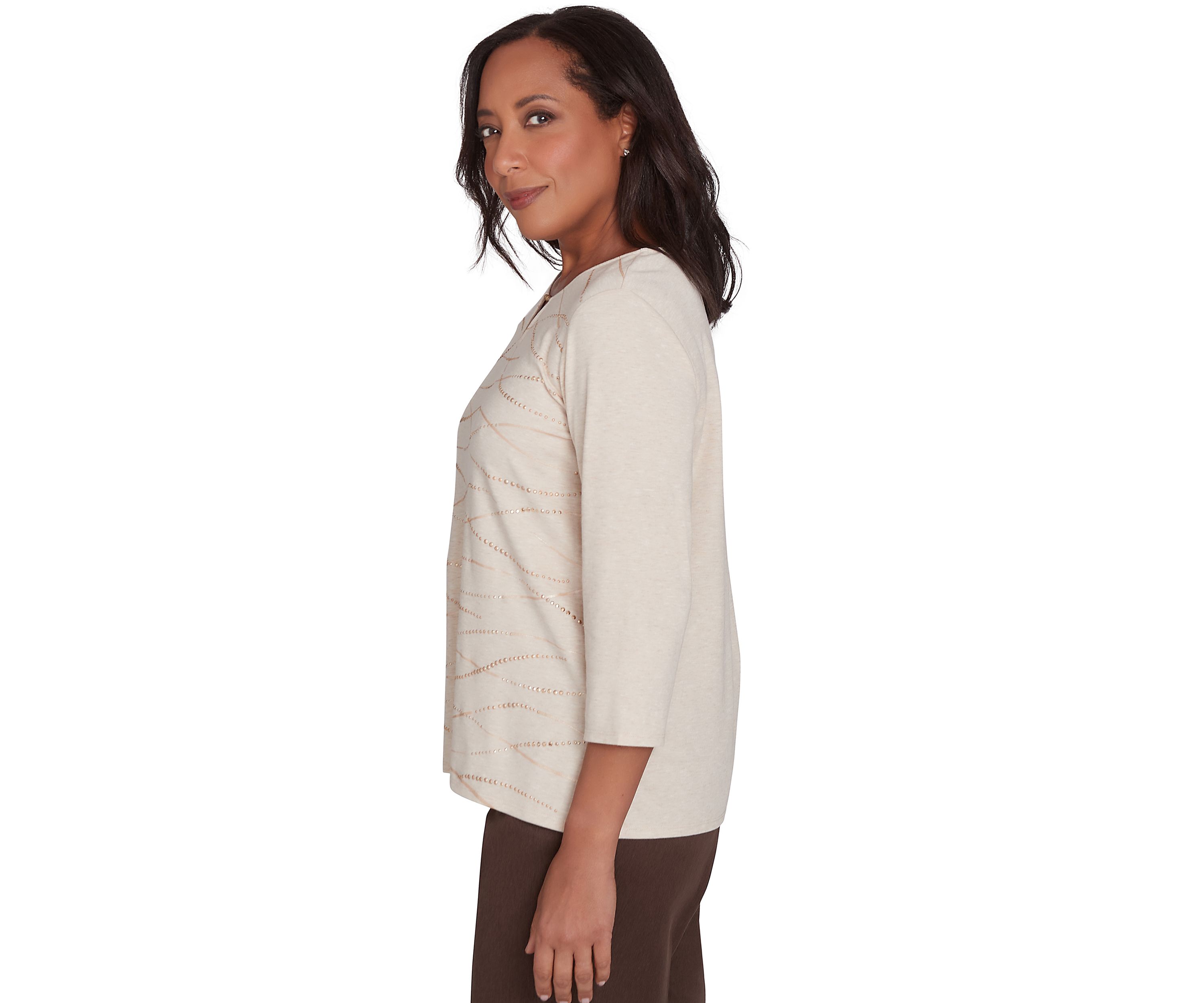 Petite Wine Country Abstract Heat Set Top