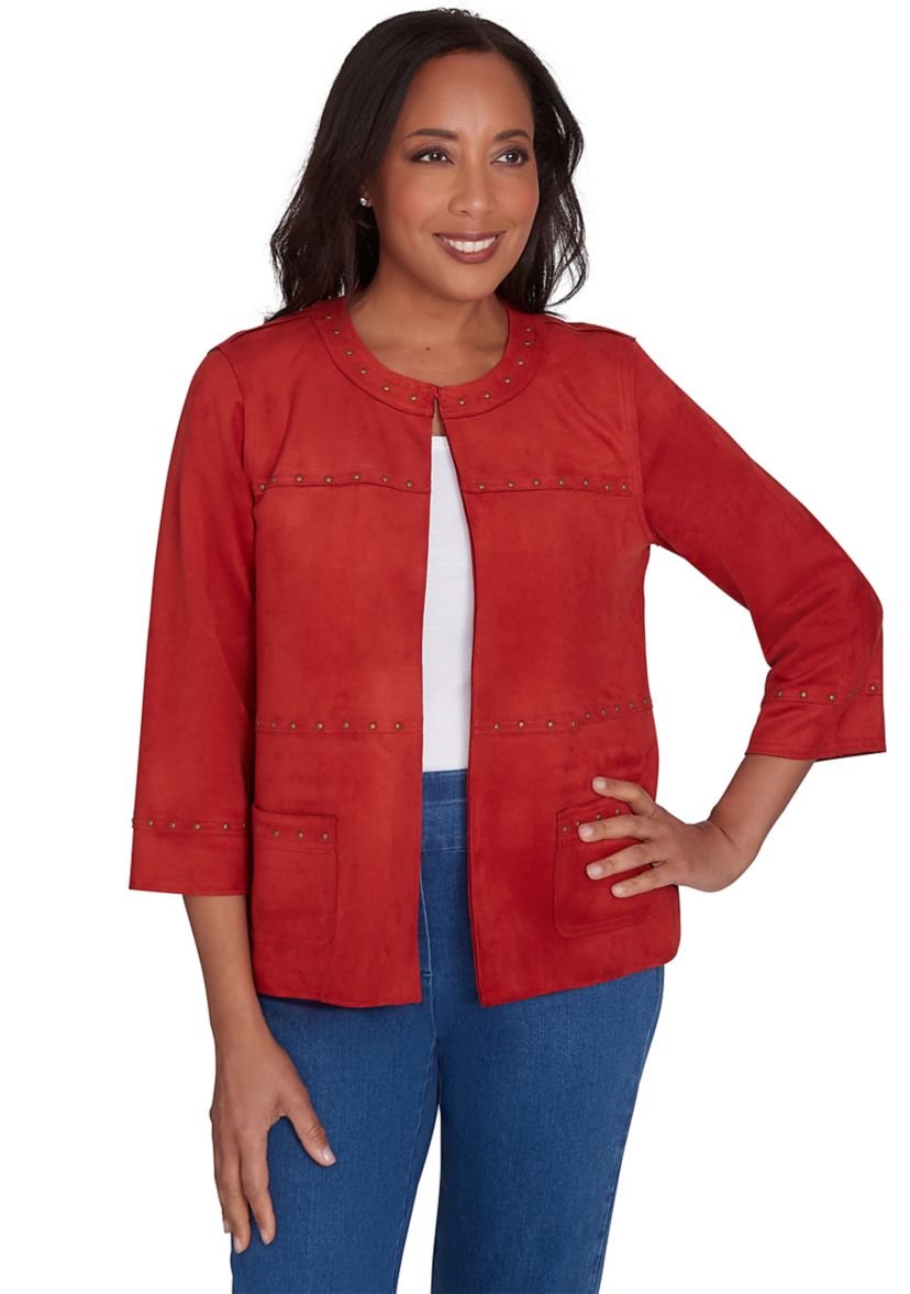 Womens Harvest Moon Suede Jacket