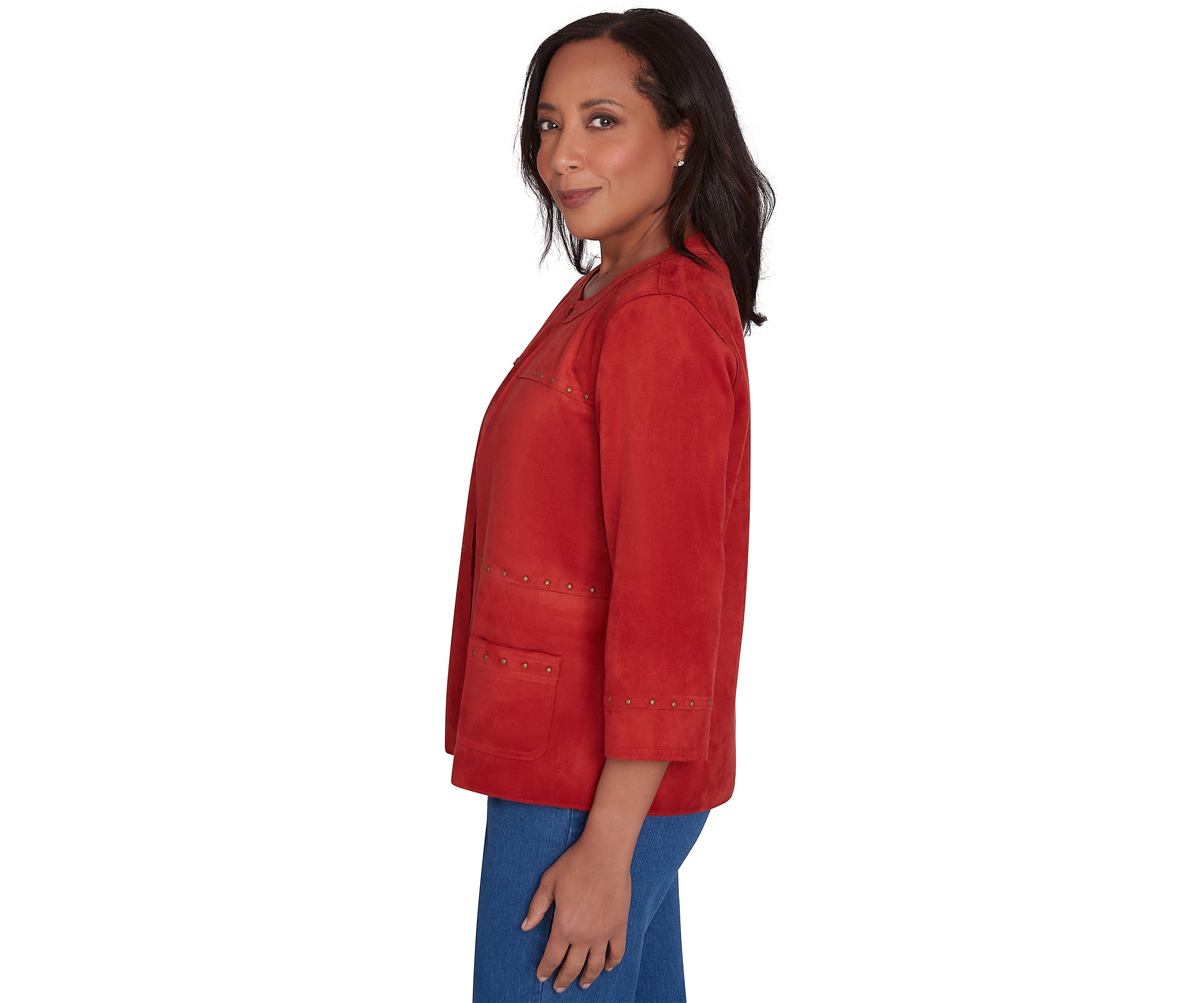Womens Harvest Moon Suede Jacket