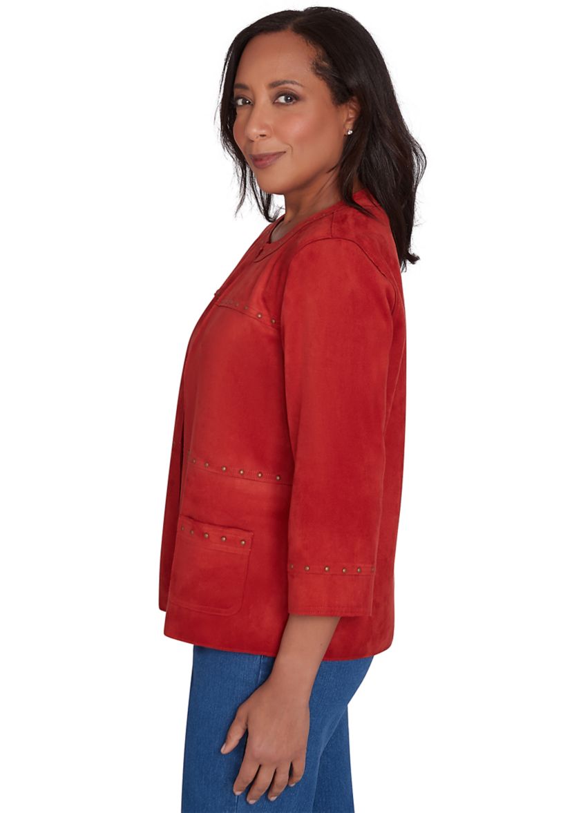 Womens Harvest Moon Suede Jacket