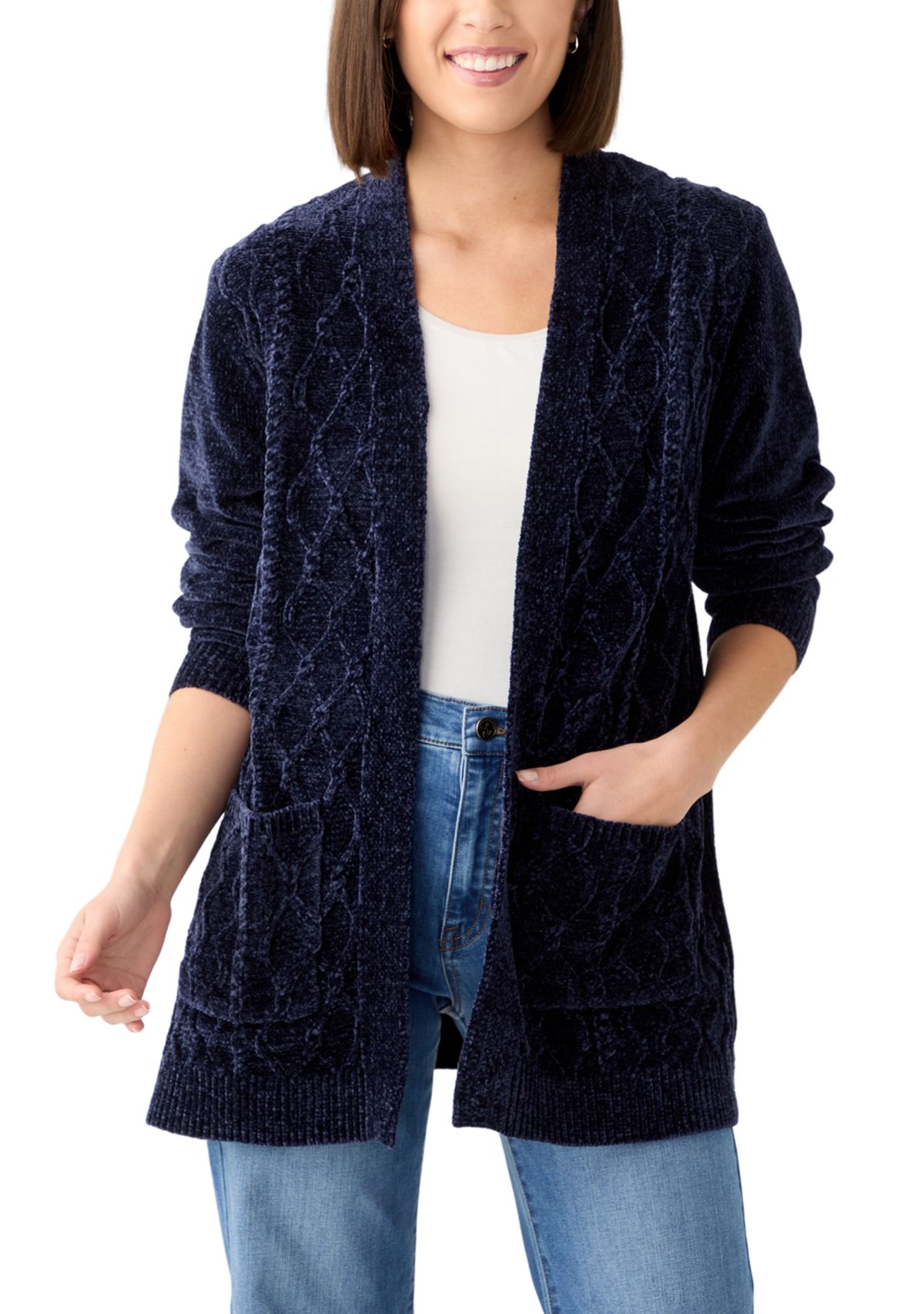 Womens Harvest Moon Chenille Cardigan