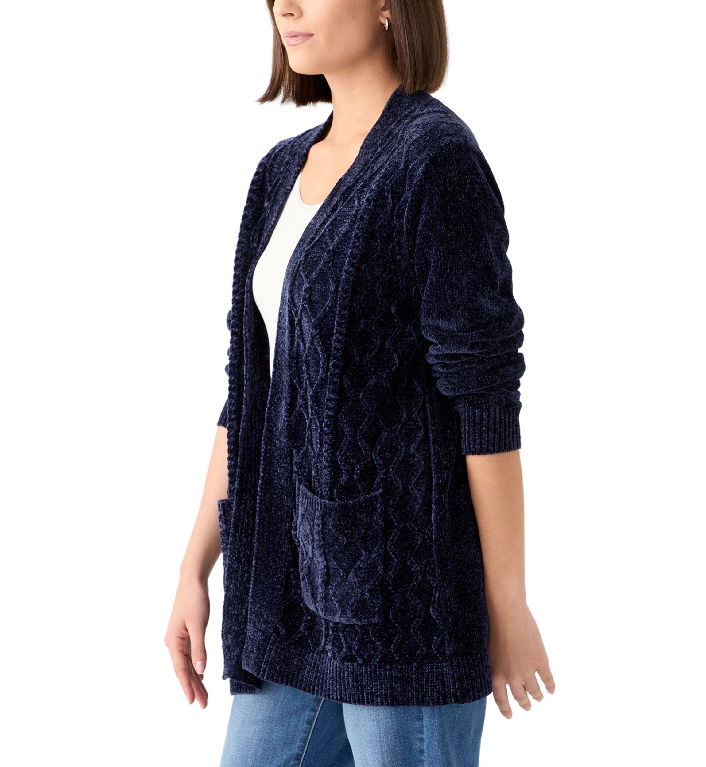 Womens Harvest Moon Chenille Cardigan