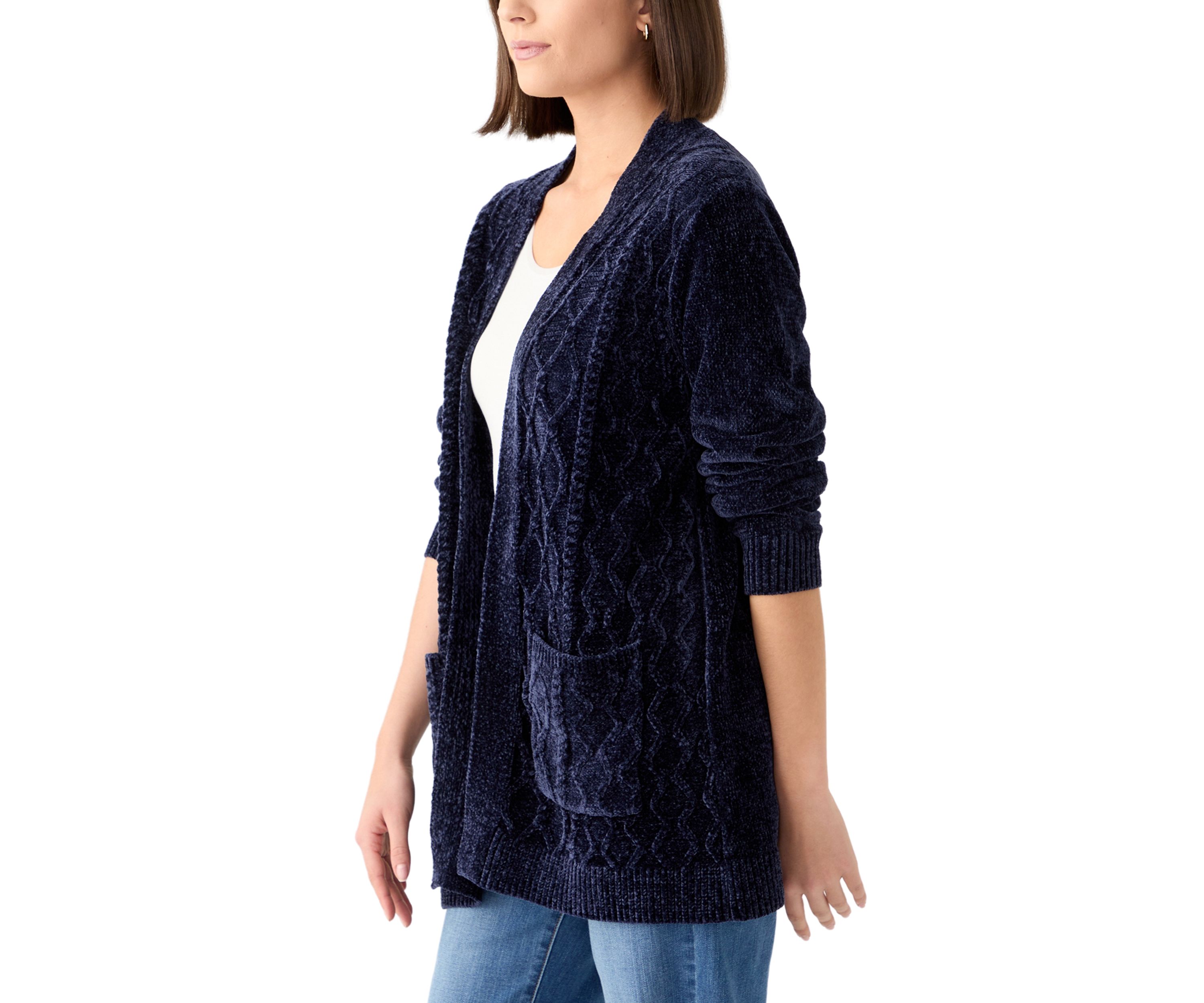 Womens Harvest Moon Chenille Cardigan