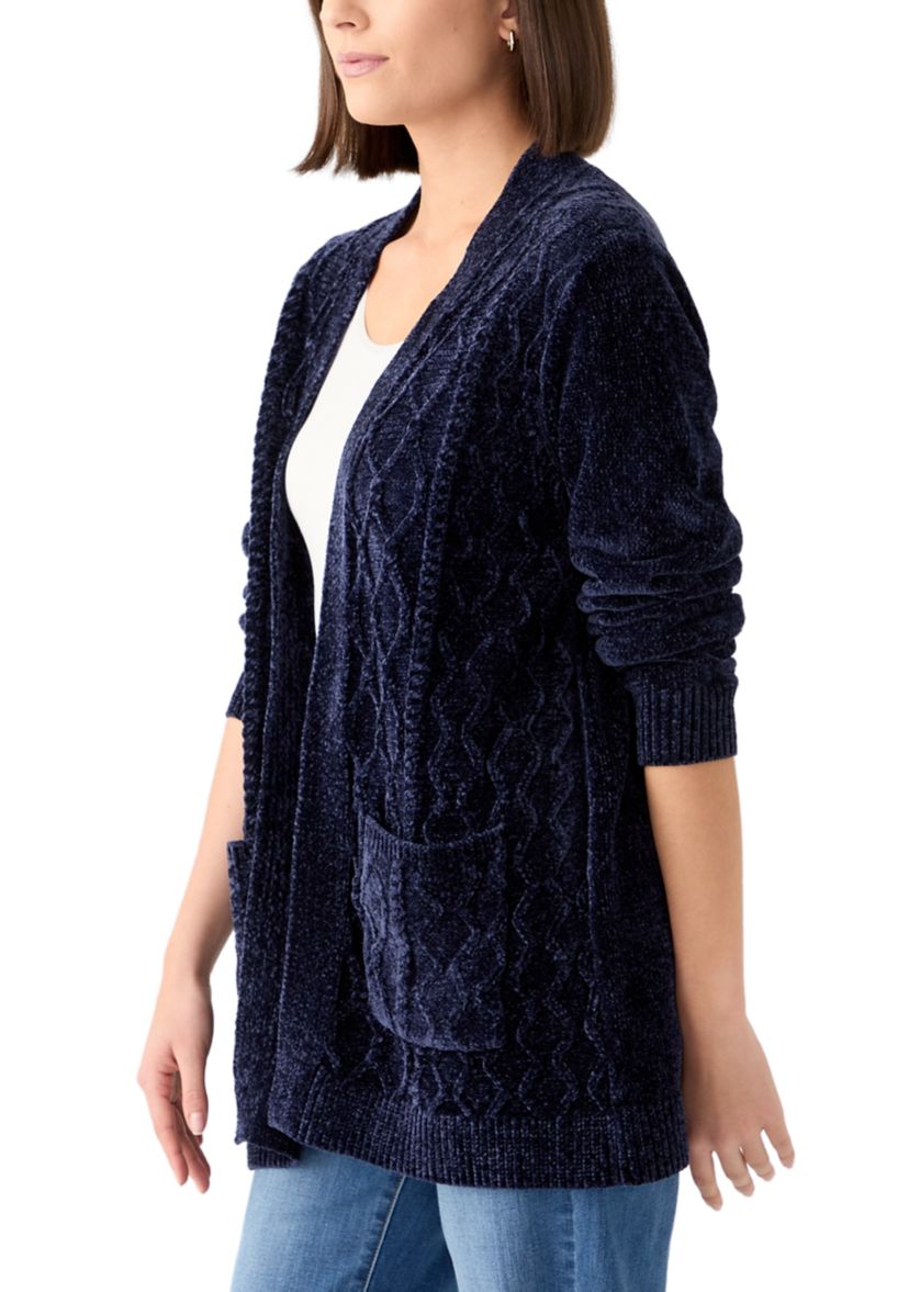 Womens Harvest Moon Chenille Cardigan