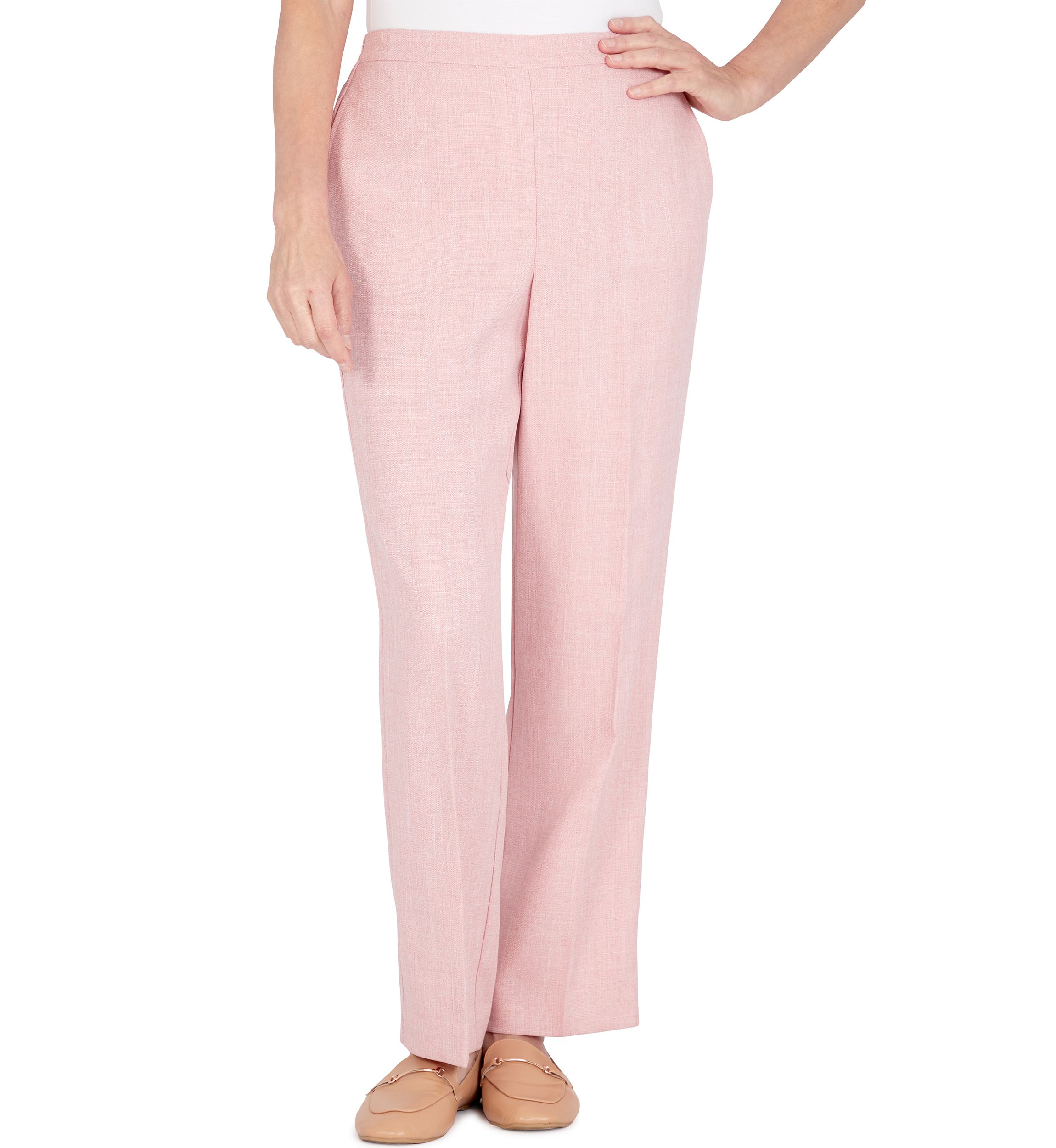 Plus Size Basketweave Pants - Short Length