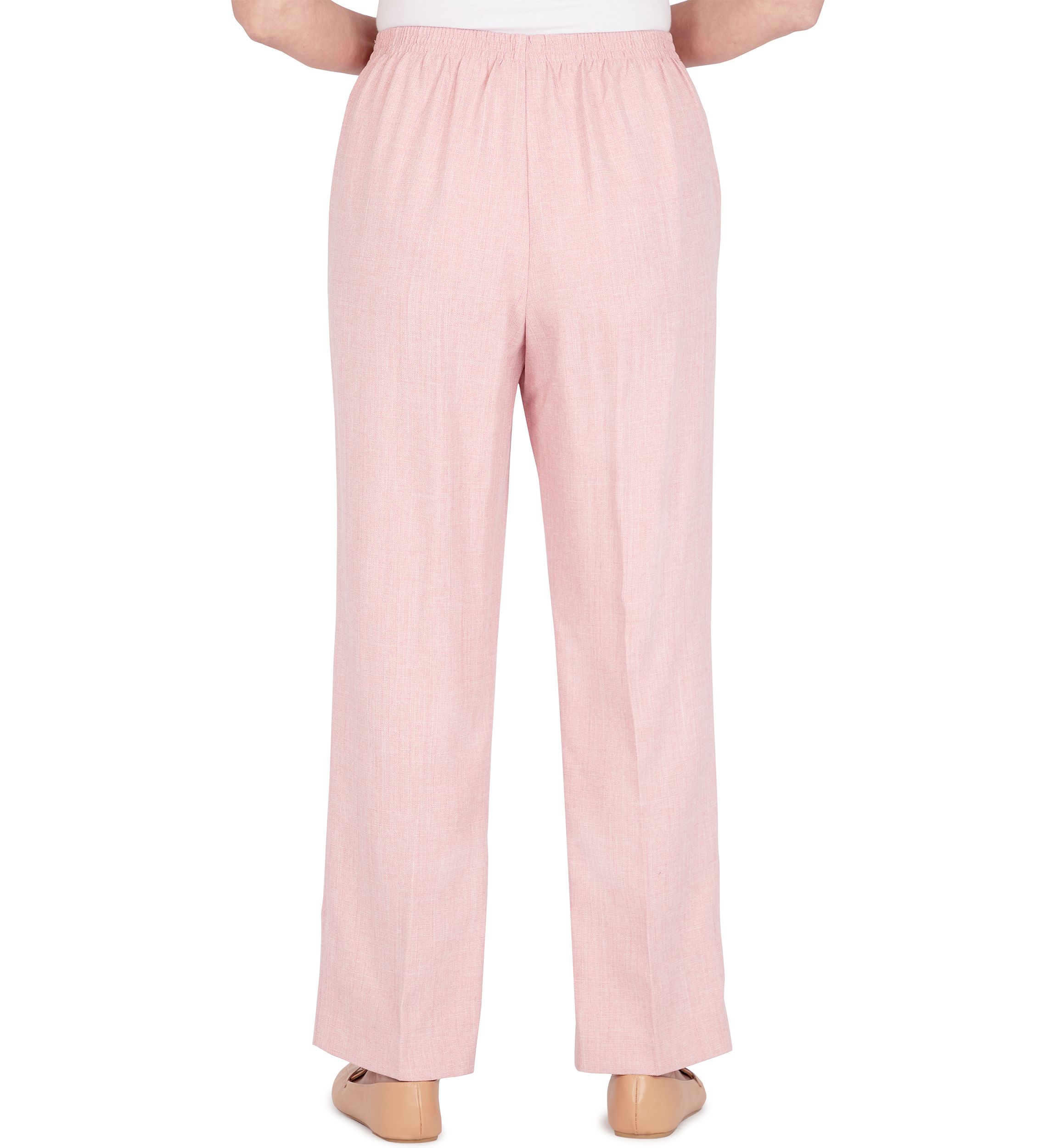 Plus Size Basketweave Pants - Short Length