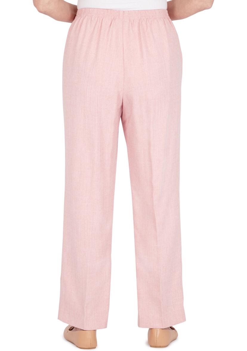 Plus Size Basketweave Pants - Short Length