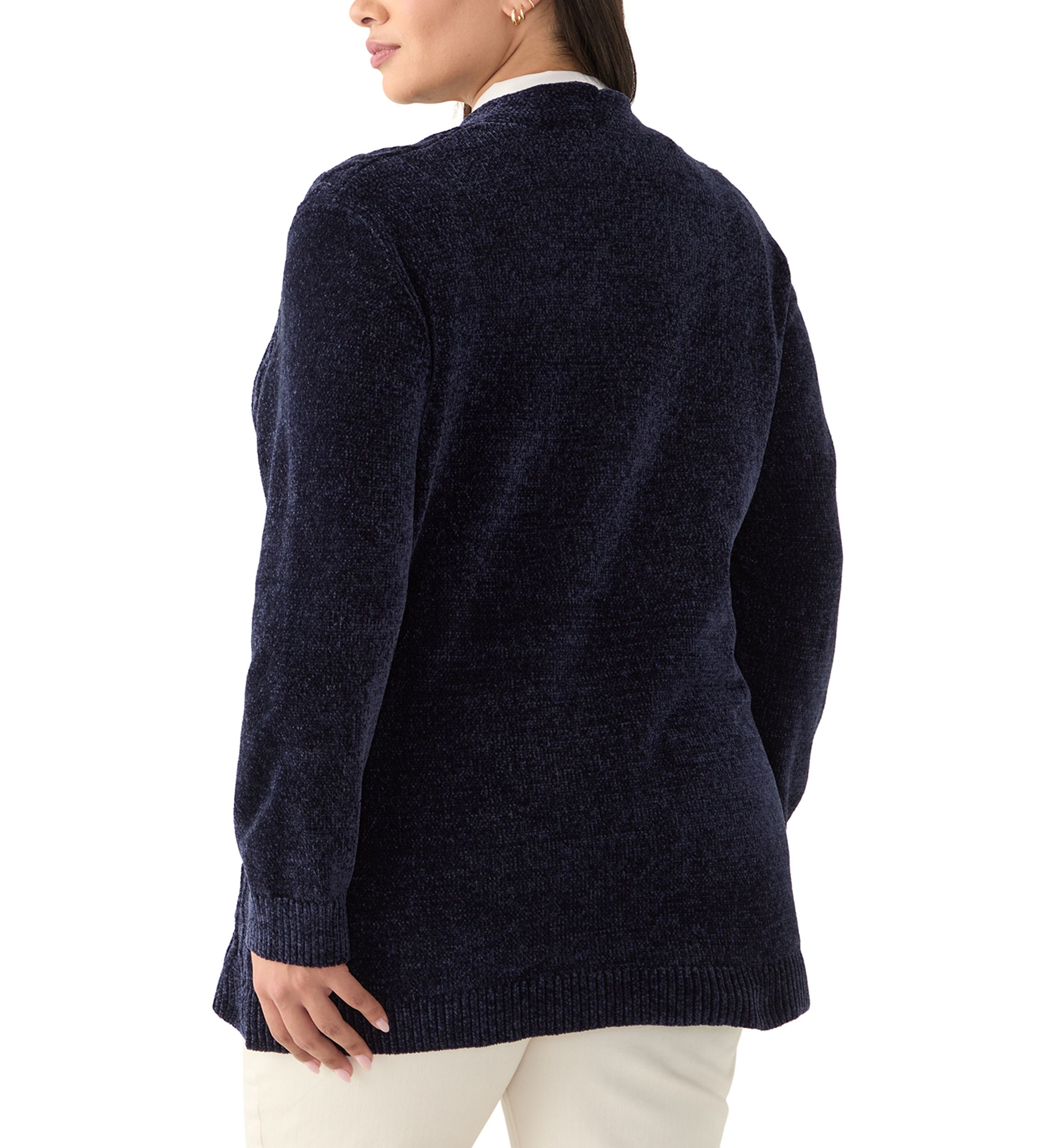 Plus Size Harvest Moon Chenille Cardigan