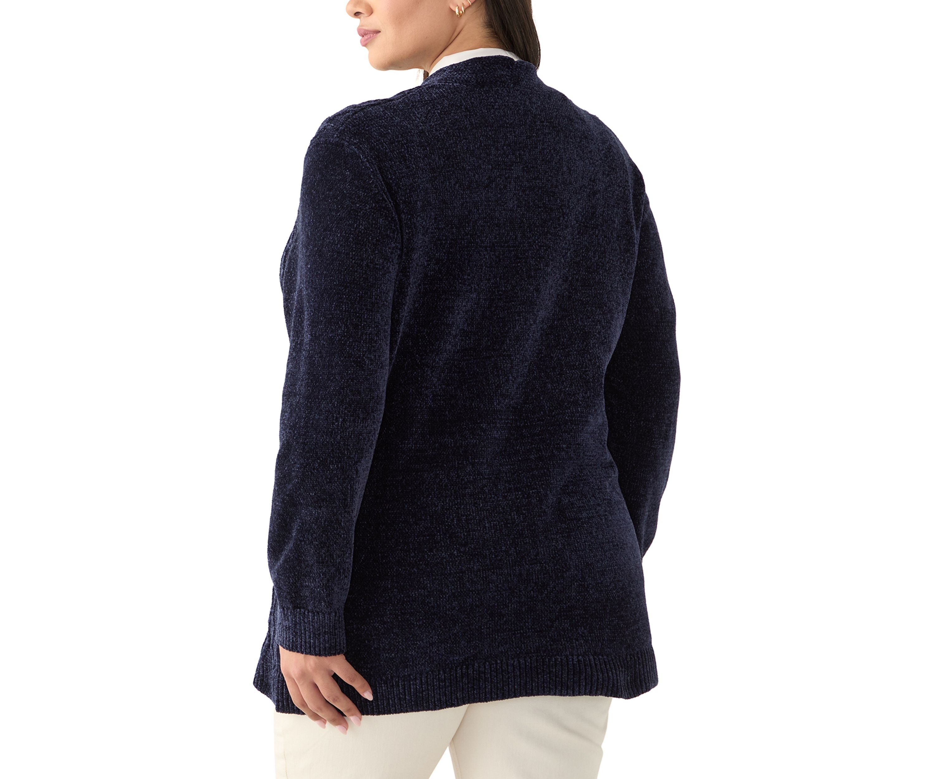 Plus Size Harvest Moon Chenille Cardigan