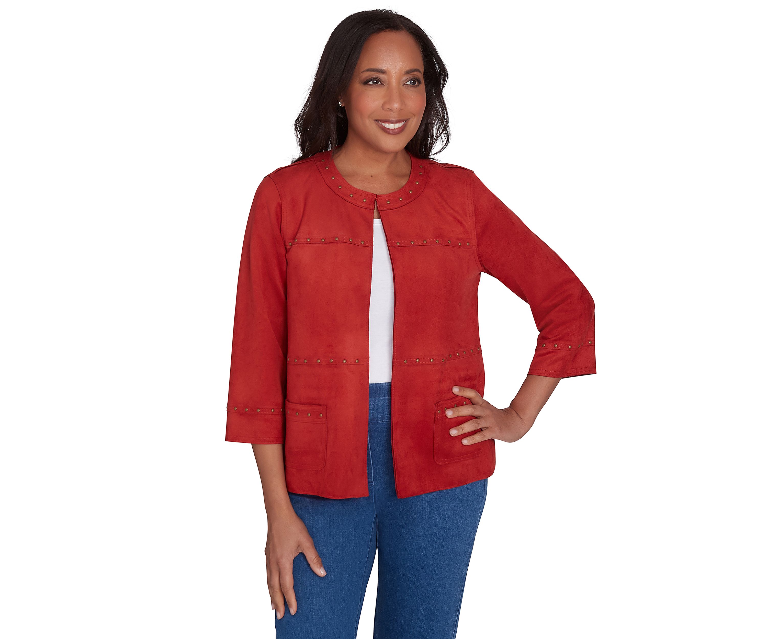 Petite Harvest Moon Suede Jacket