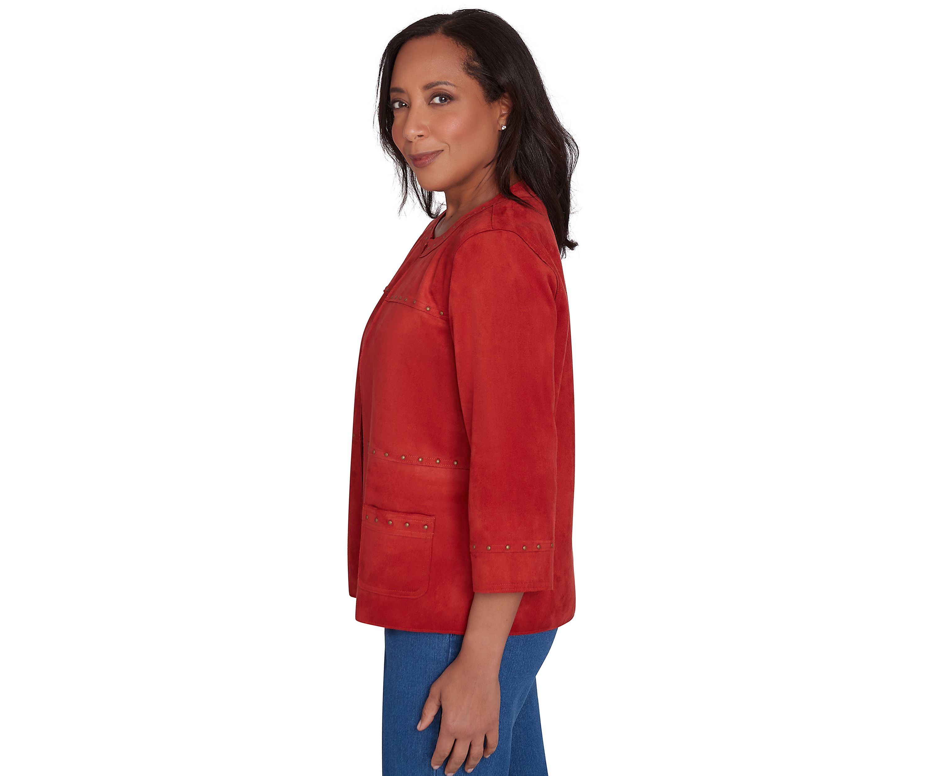 Petite Harvest Moon Suede Jacket
