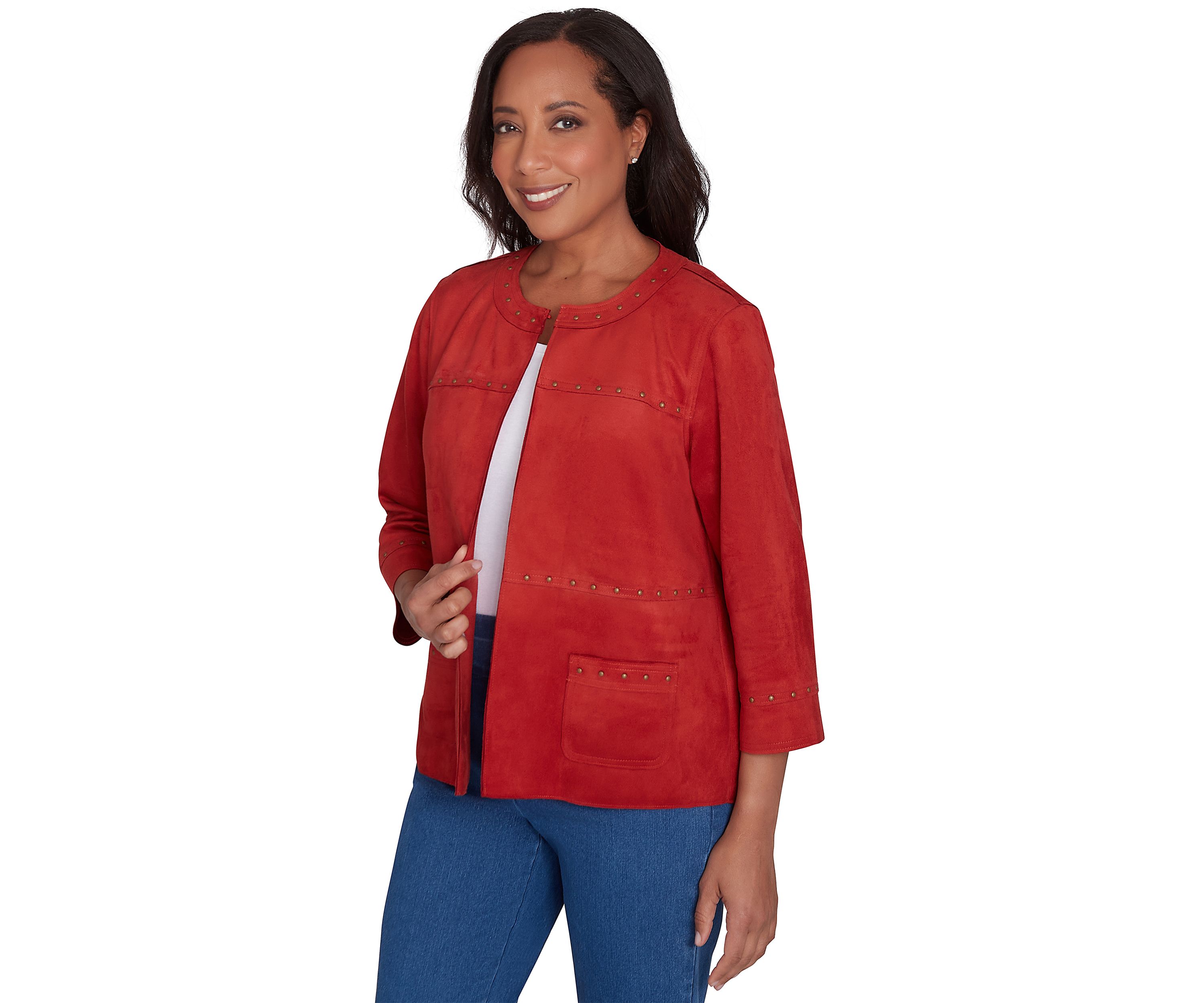 Petite Harvest Moon Suede Jacket