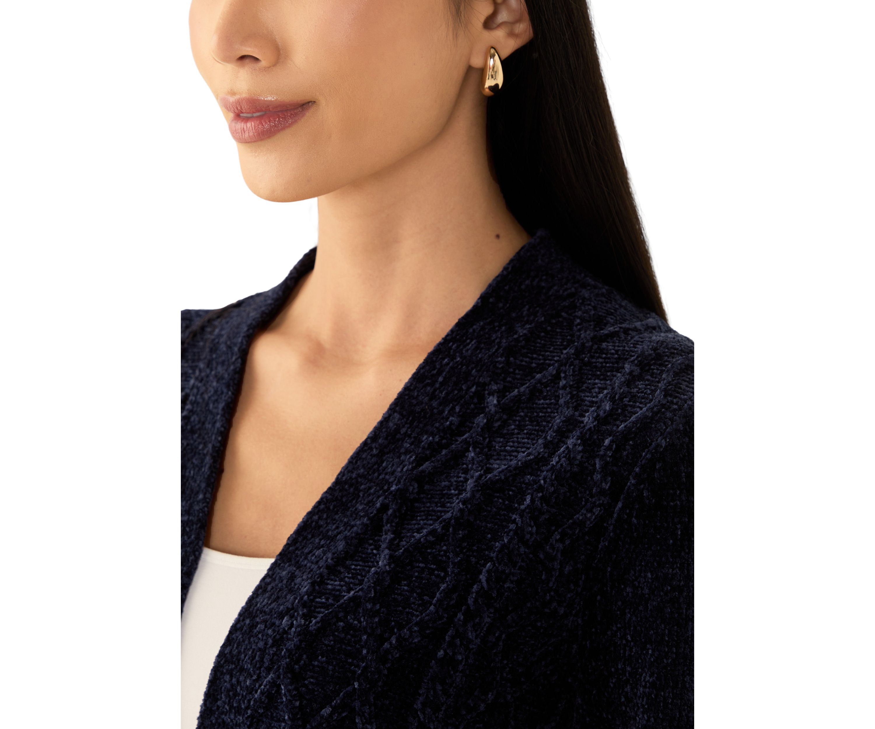 Petite Harvest Moon Chenille Cardigan