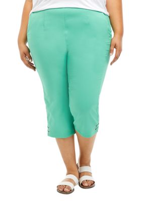 Alfred Dunner Plus Size Capris