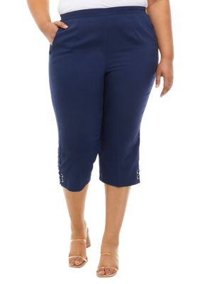 Alfred Dunner Plus Size Capris