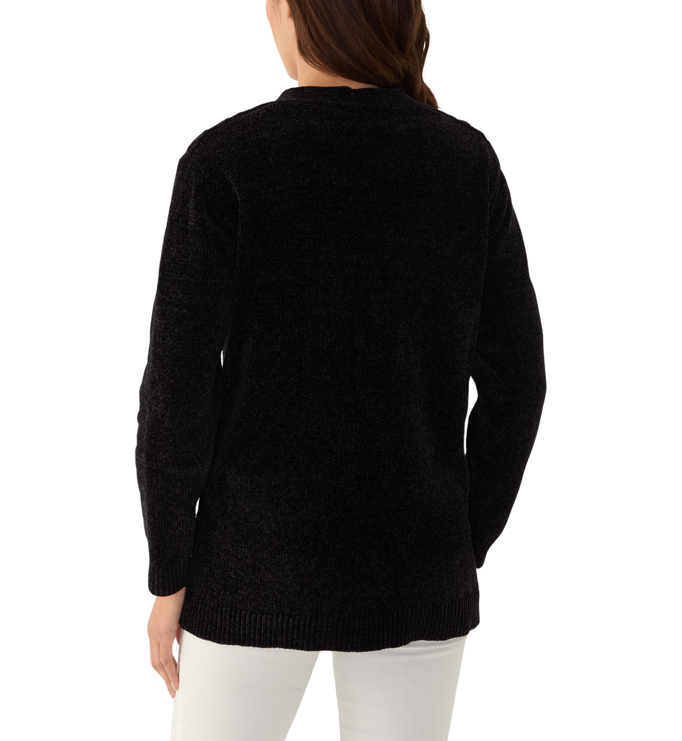 Womens Runway Ready Chenille Cardigan