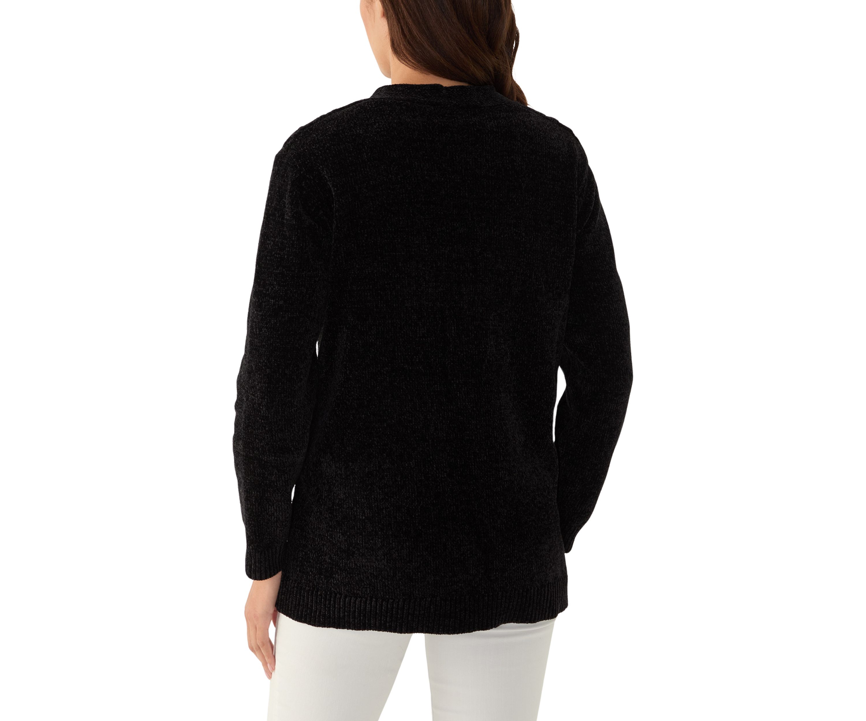Womens Runway Ready Chenille Cardigan