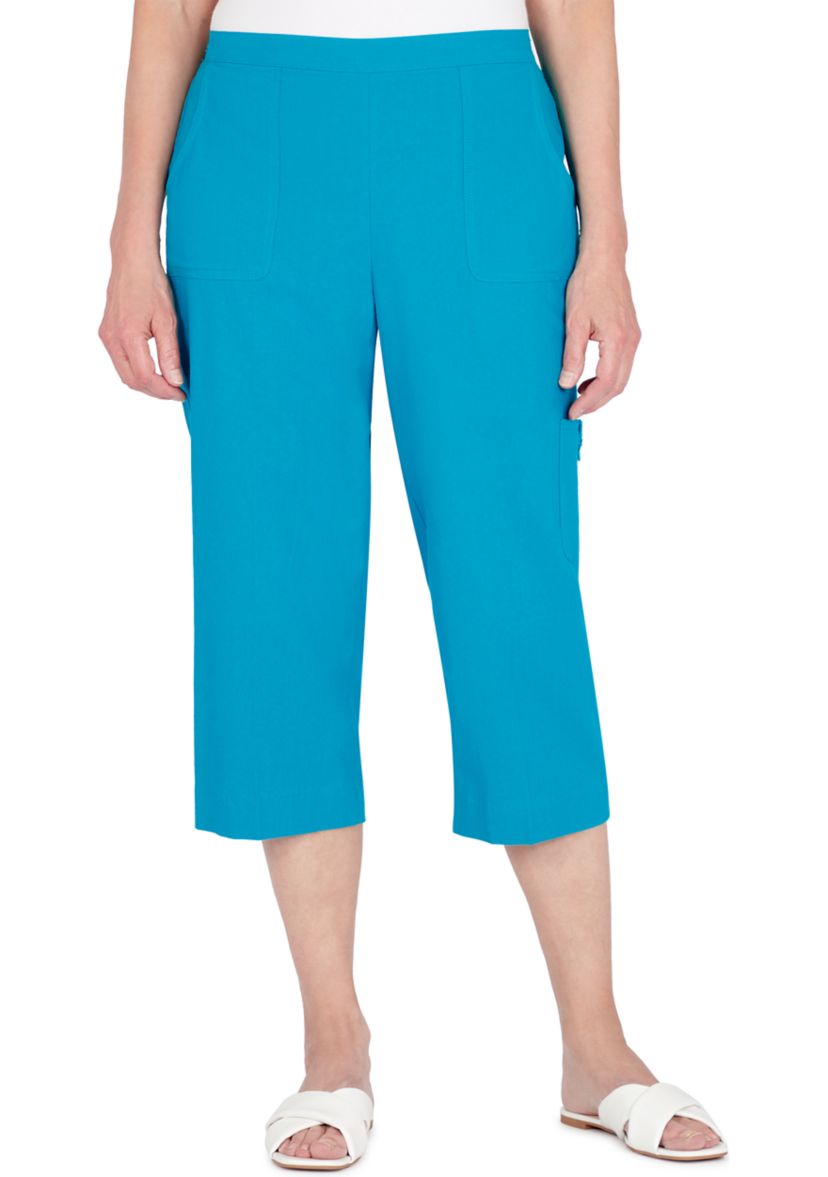 Womens Calypso Cargo Pocket Capris 