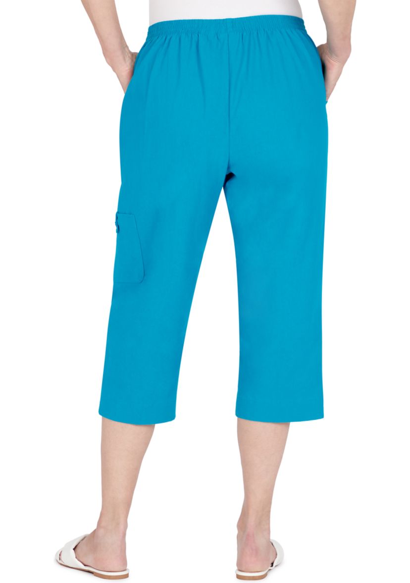 Womens Calypso Cargo Pocket Capris 