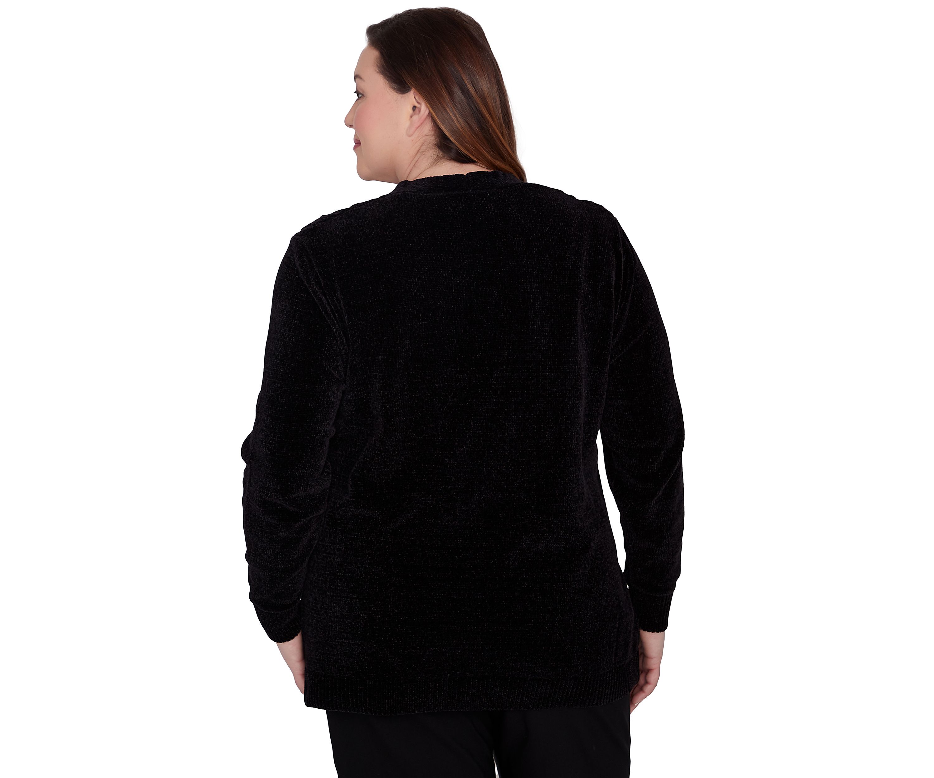 Plus Size Runway Ready Chenille Cardigan