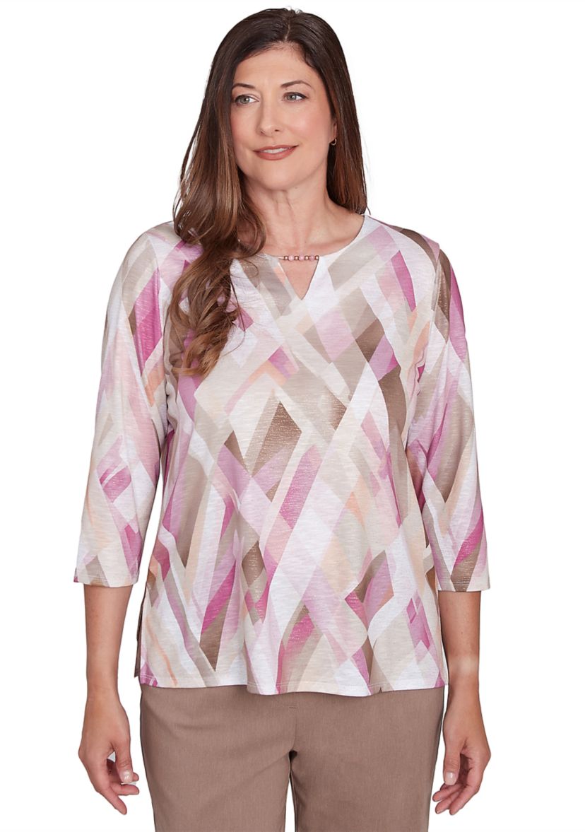 Womens Telluride Geometric Top