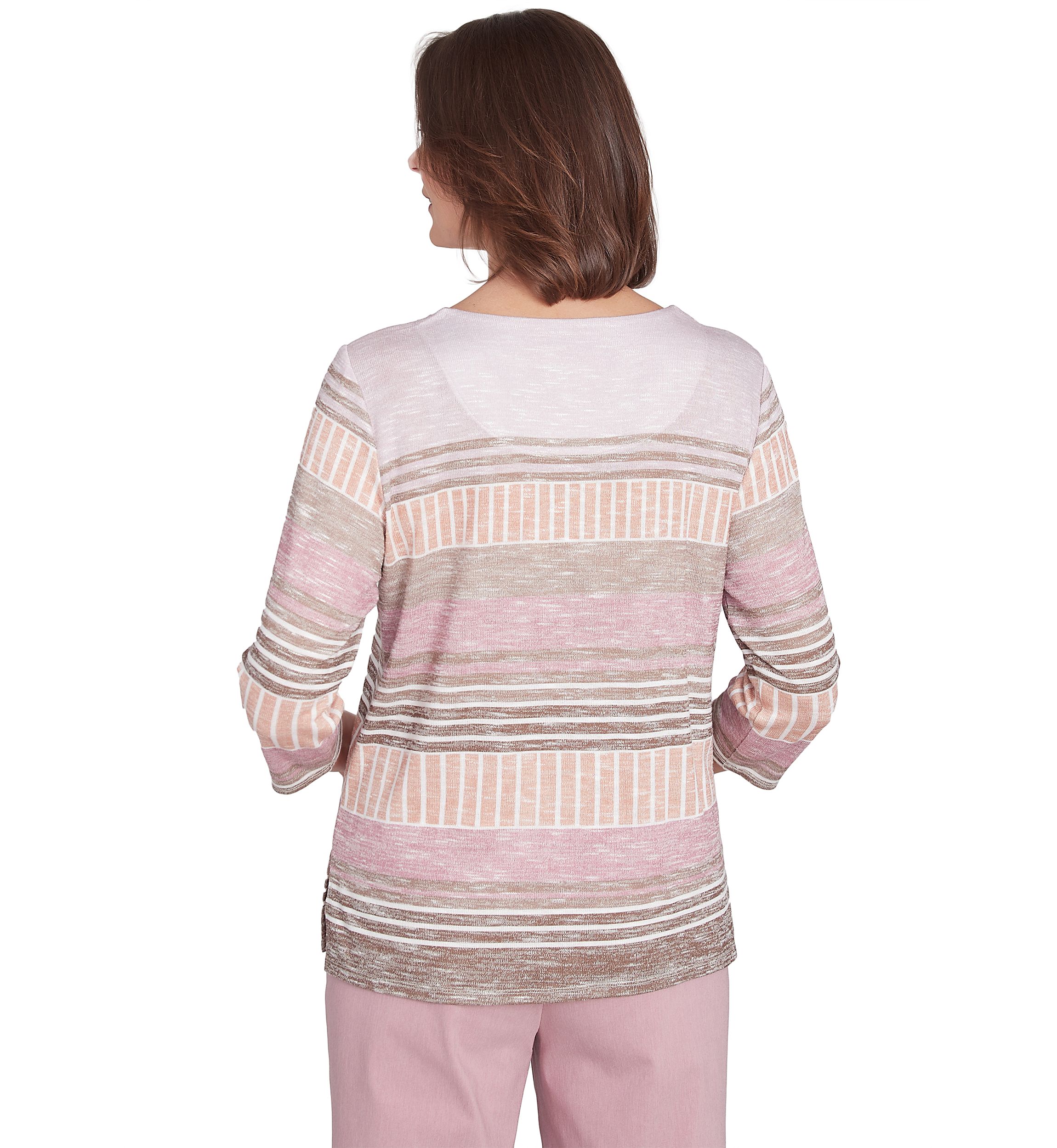 Womens Telluride Stripe Patchwork T-Shirt