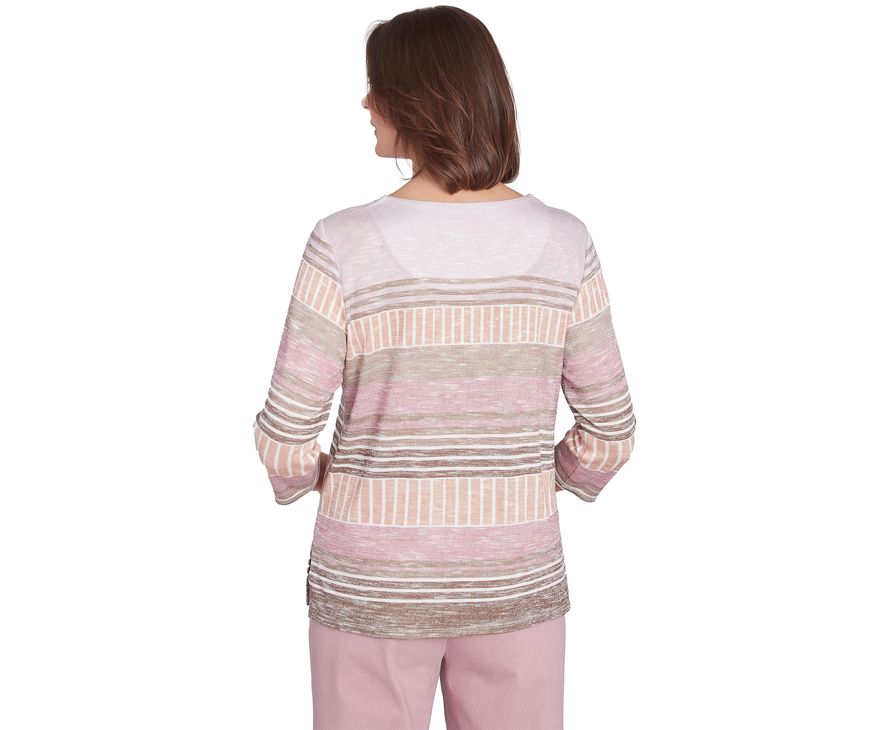Womens Telluride Stripe Patchwork T-Shirt