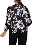 Womens Portofino Floral 2Fer Sweater