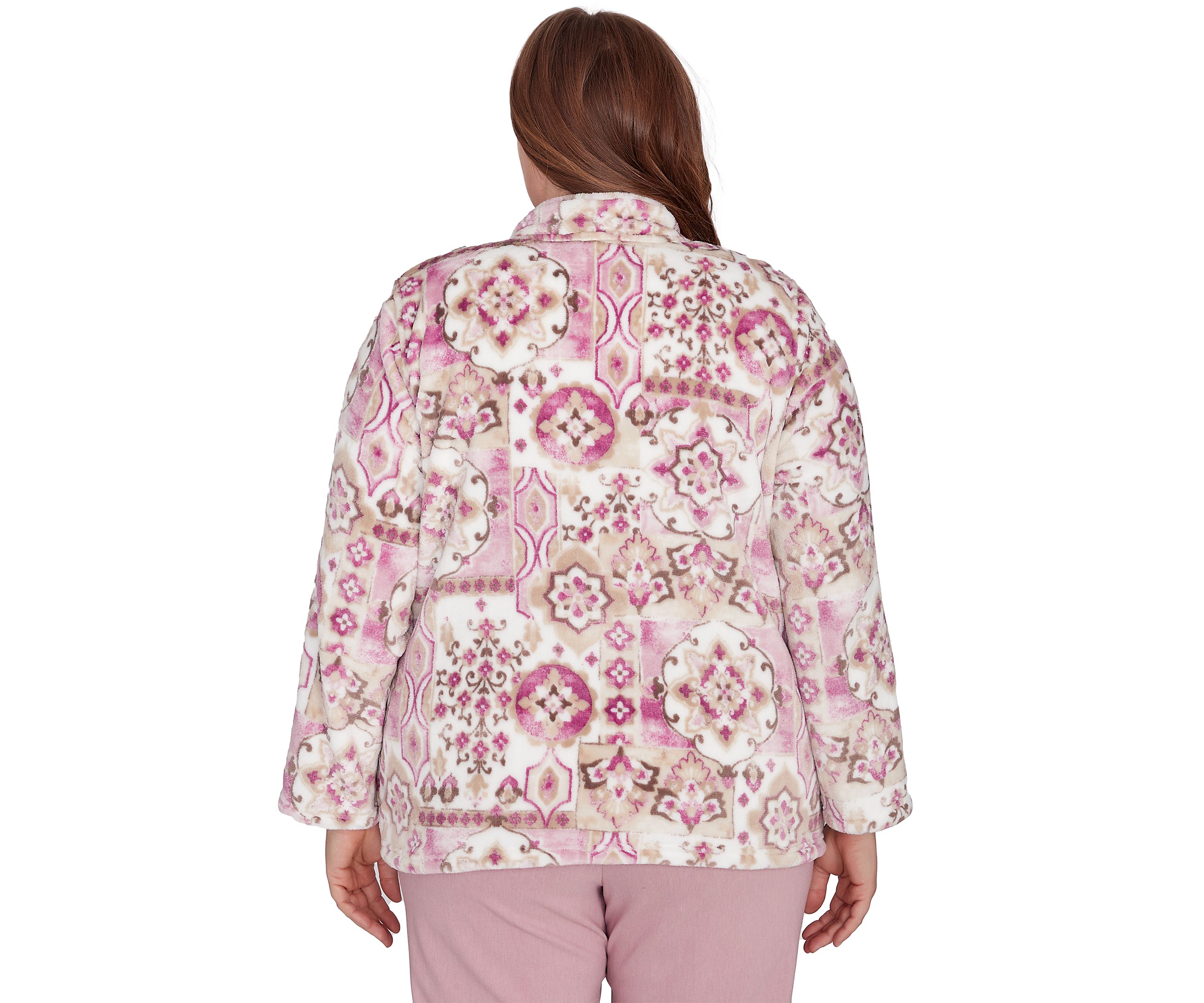 Plus Size Telluride Medallion Print Cozy Jacket
