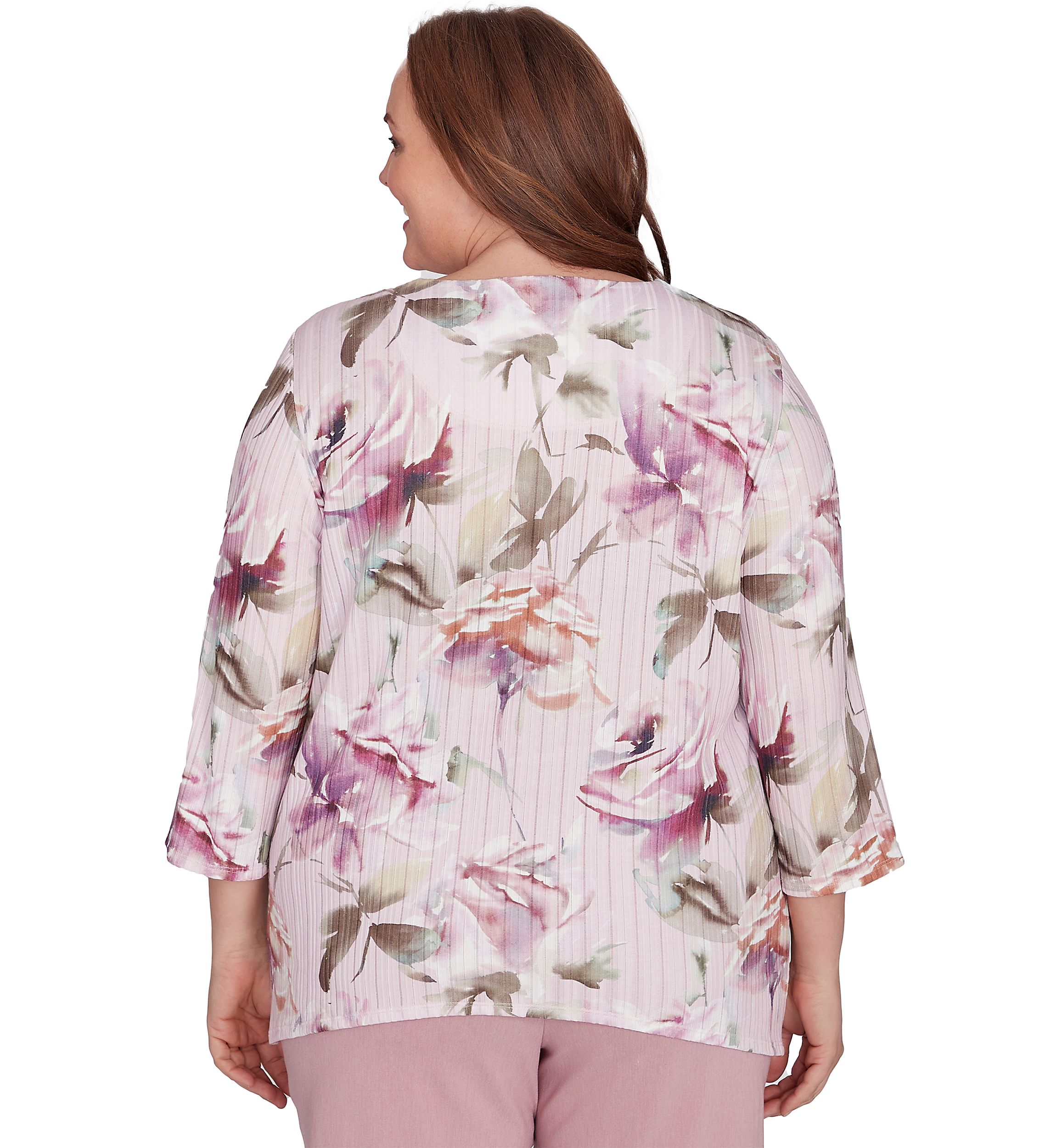 Plus Size Telluride Romantic Flowers Top