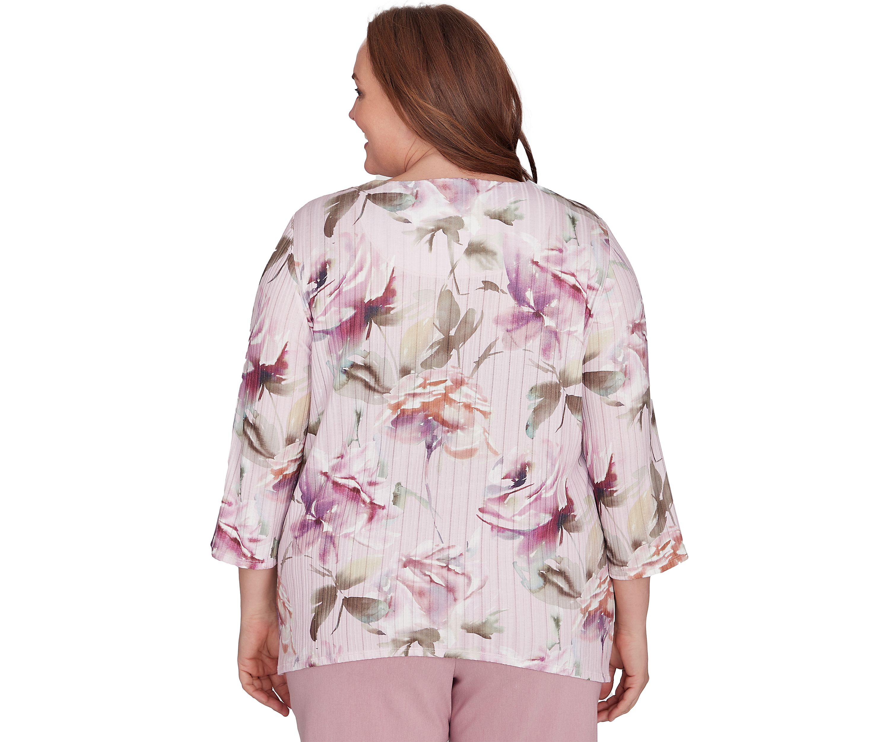Plus Size Telluride Romantic Flowers Top