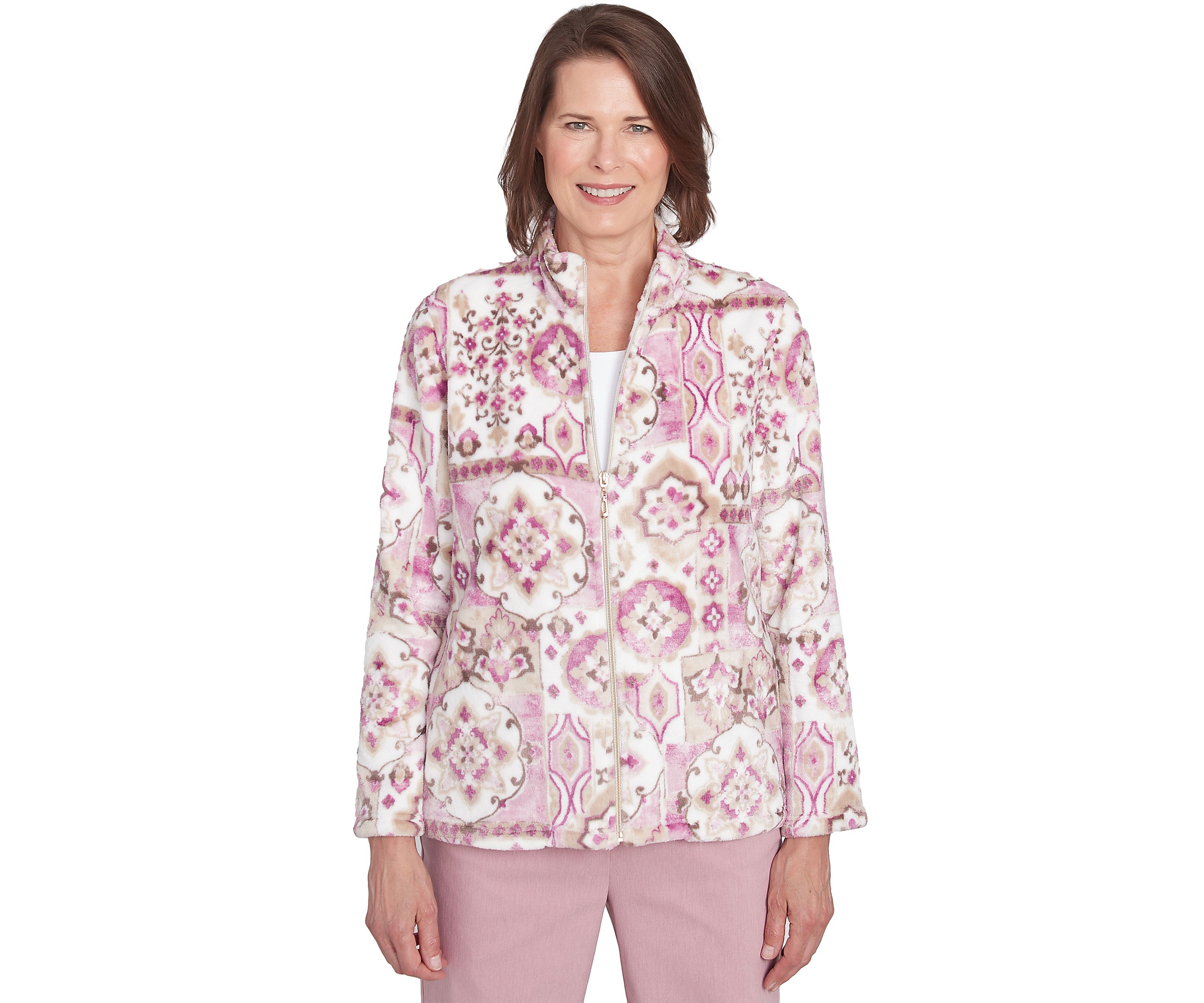 Petite Telluride Medallion Print Cozy Jacket