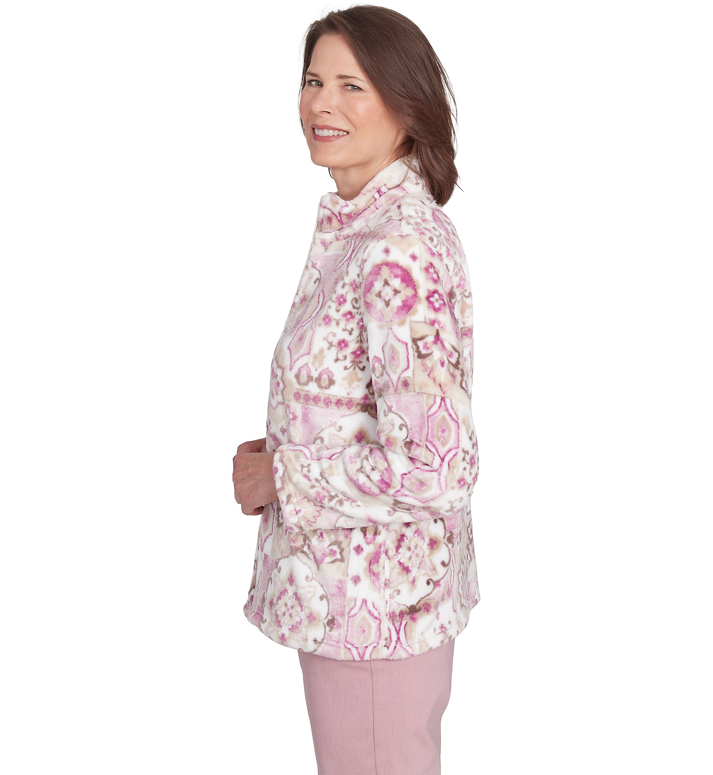 Petite Telluride Medallion Print Cozy Jacket