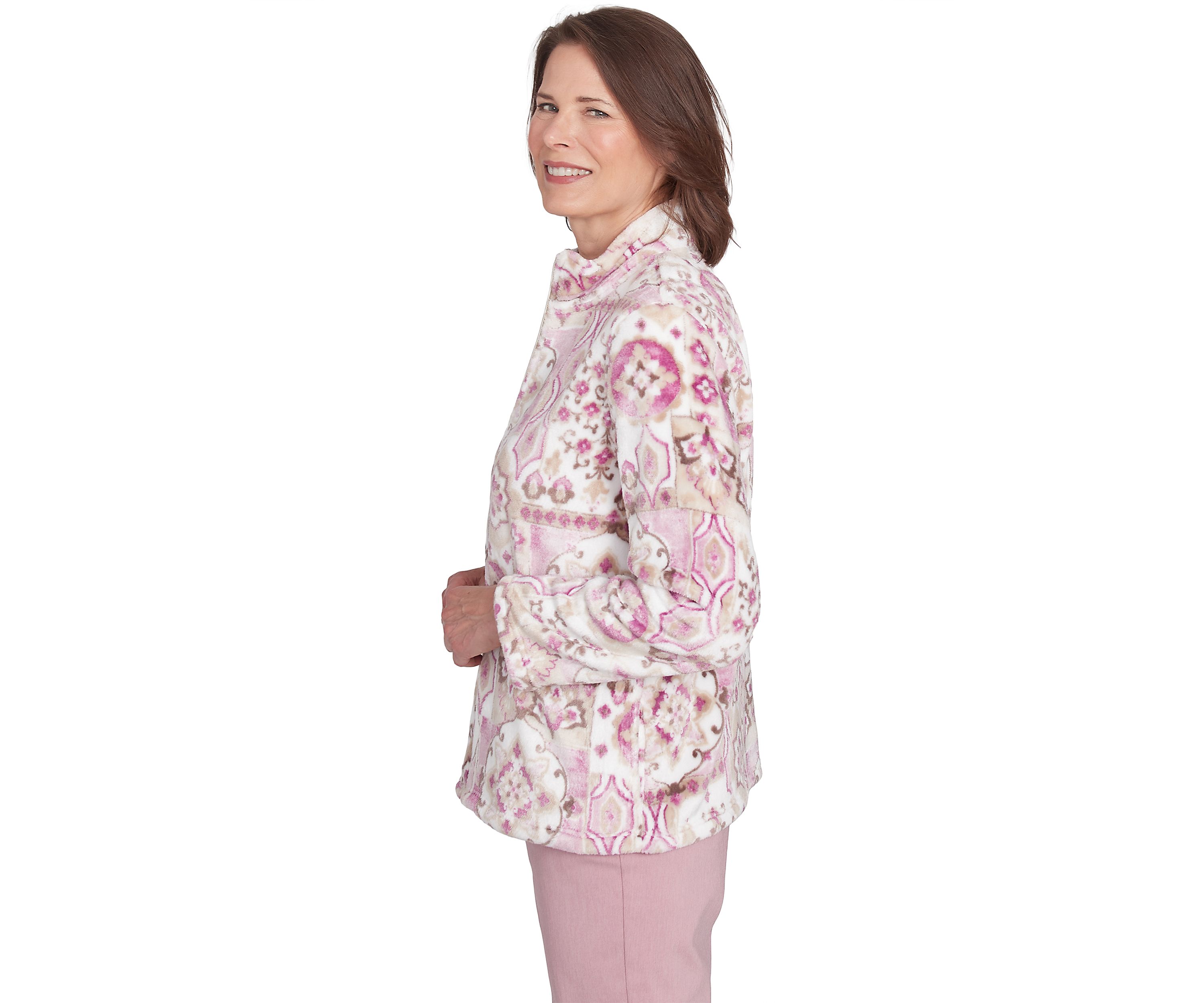 Petite Telluride Medallion Print Cozy Jacket