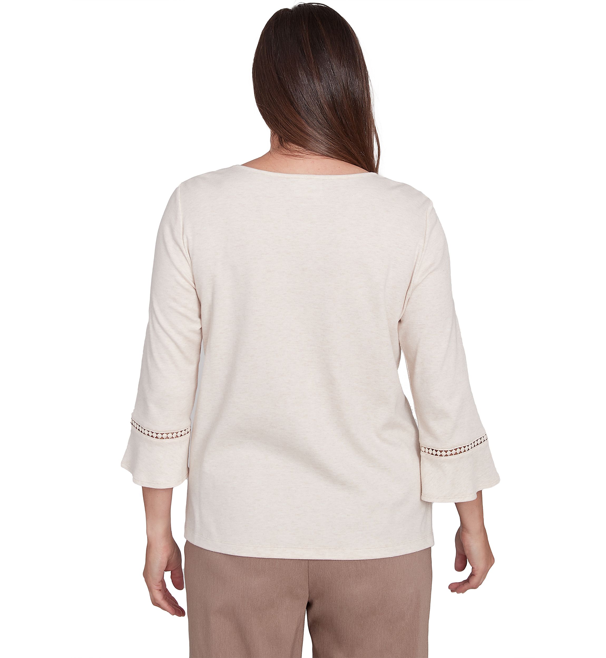 Petite Telluride Center Floral Embroidery Top