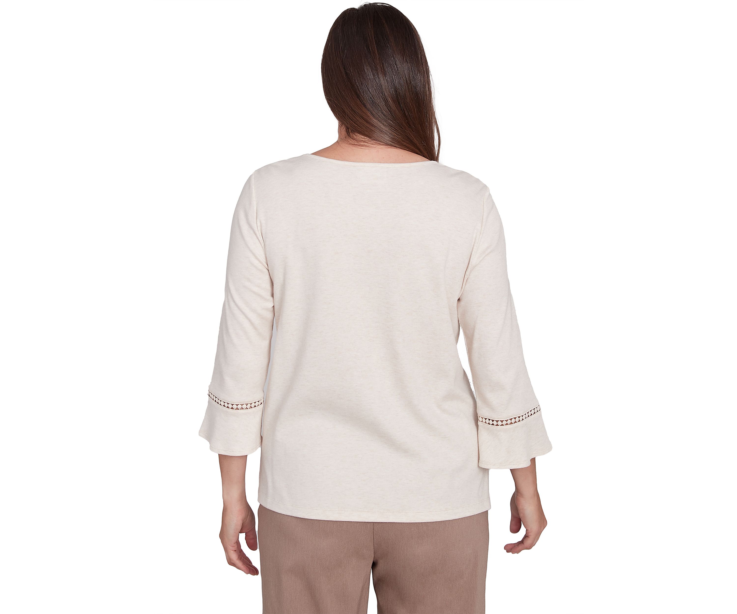 Petite Telluride Center Floral Embroidery Top