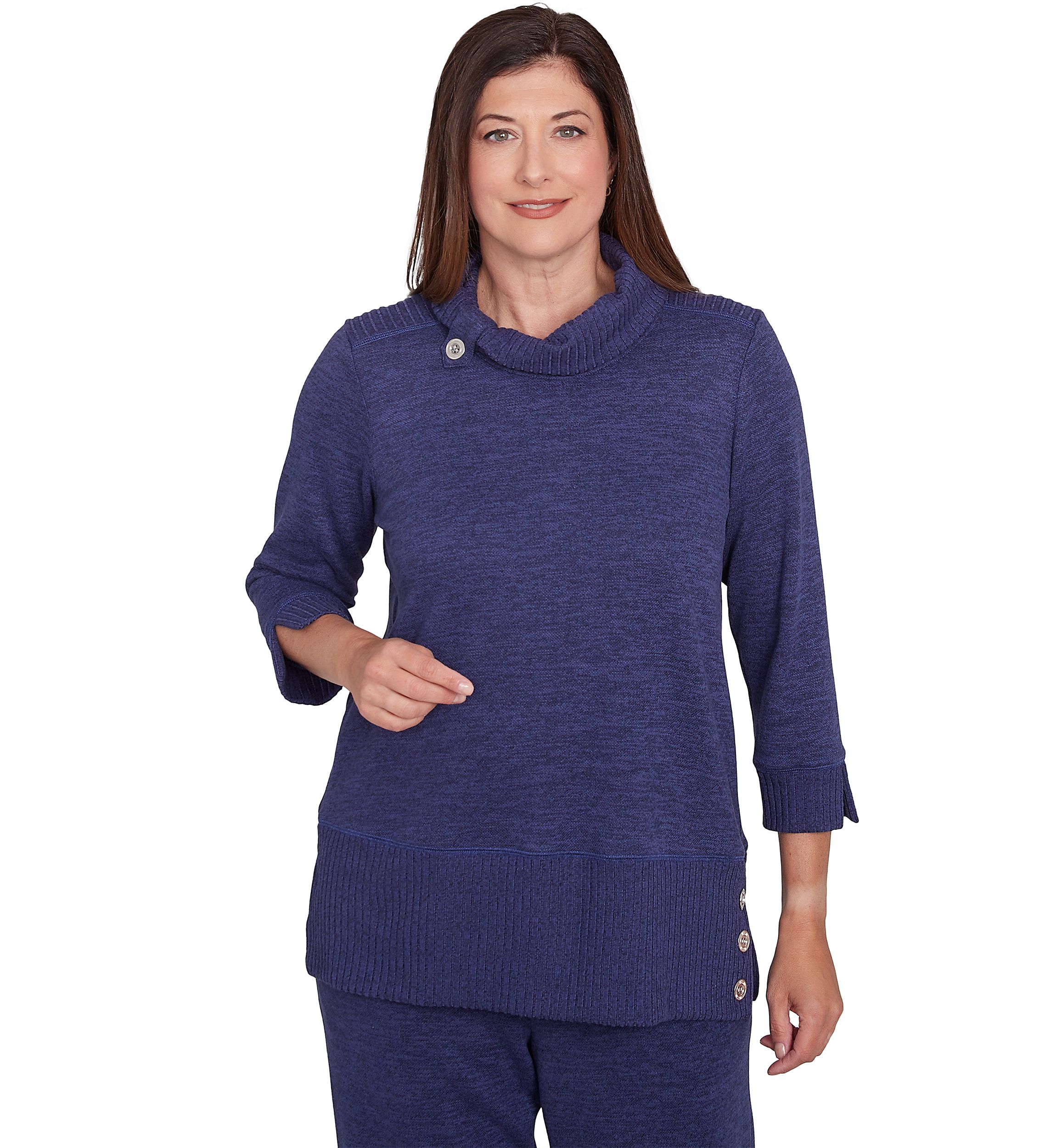 Womens French Quarter Spliced Rib Top
