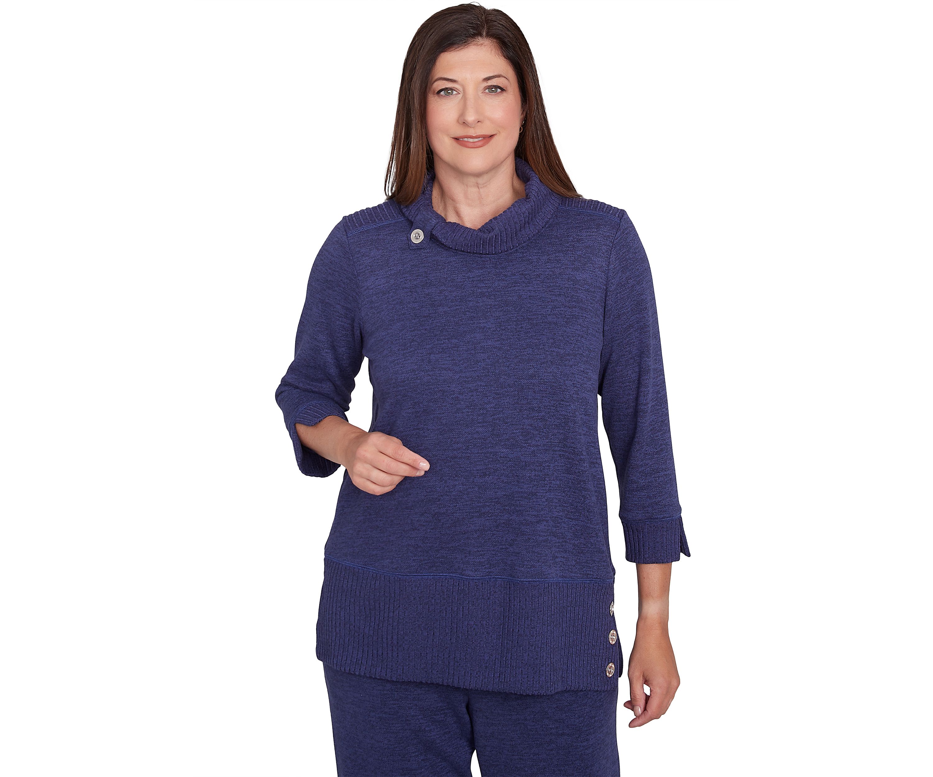 Womens French Quarter Spliced Rib Top