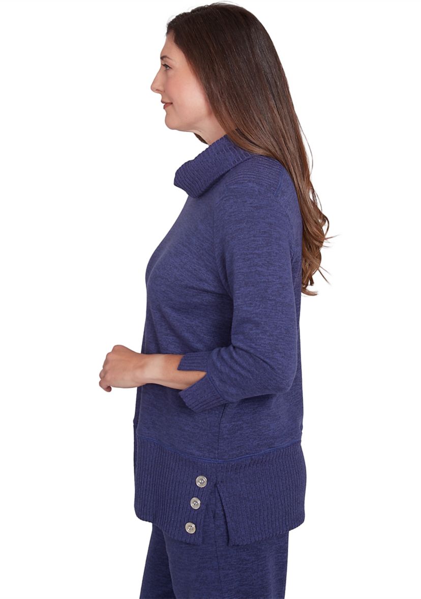 Womens French Quarter Spliced Rib Top