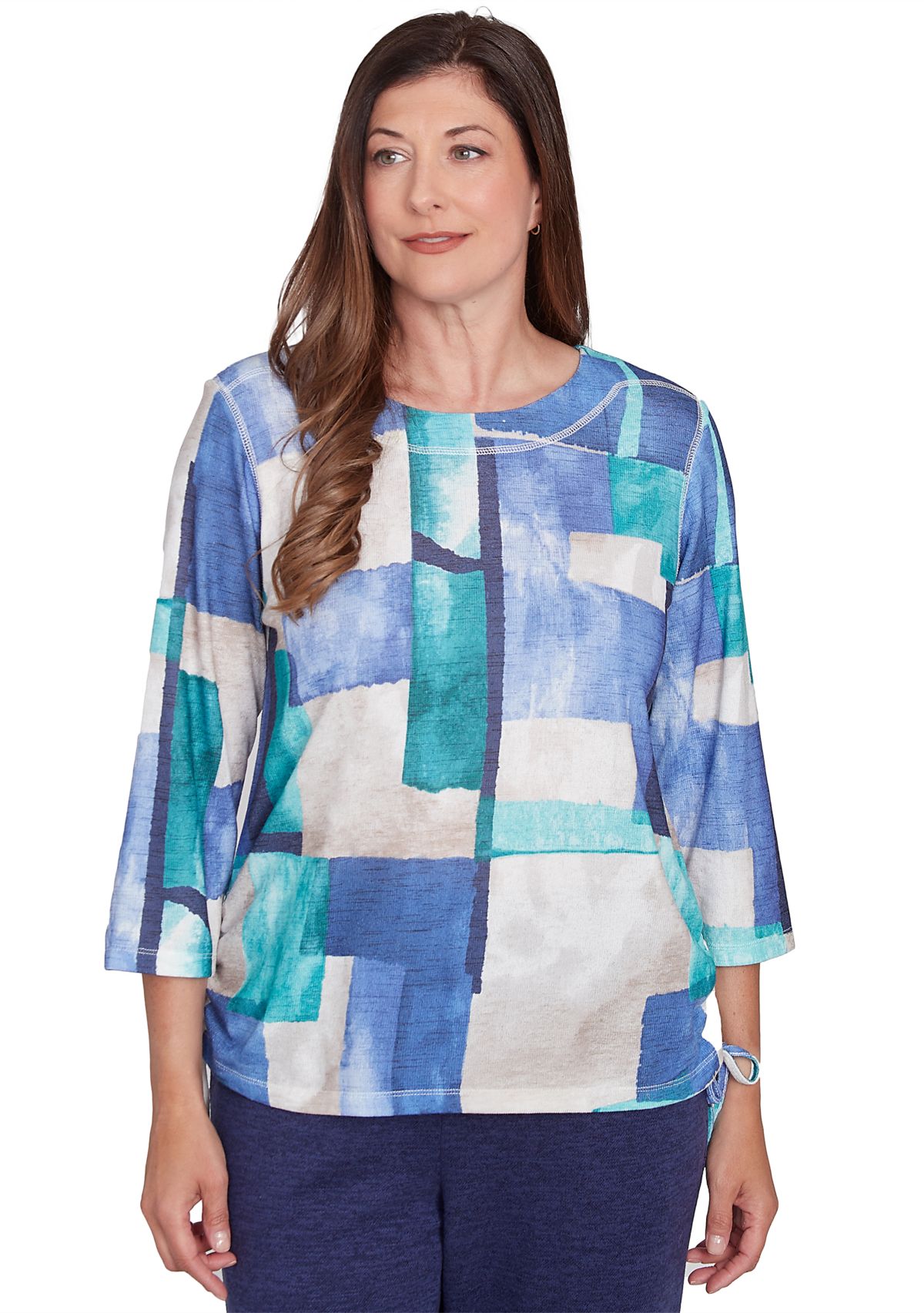 Womens French Quarter Boxes T-Shirt