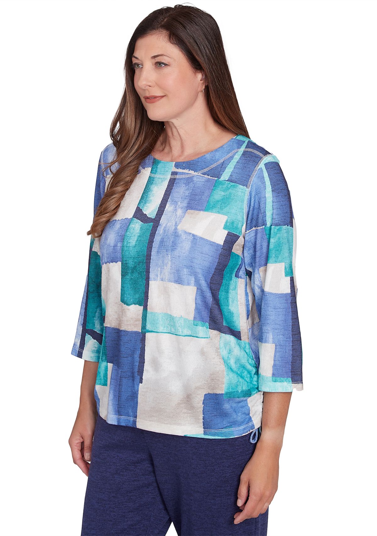 Womens French Quarter Boxes T-Shirt